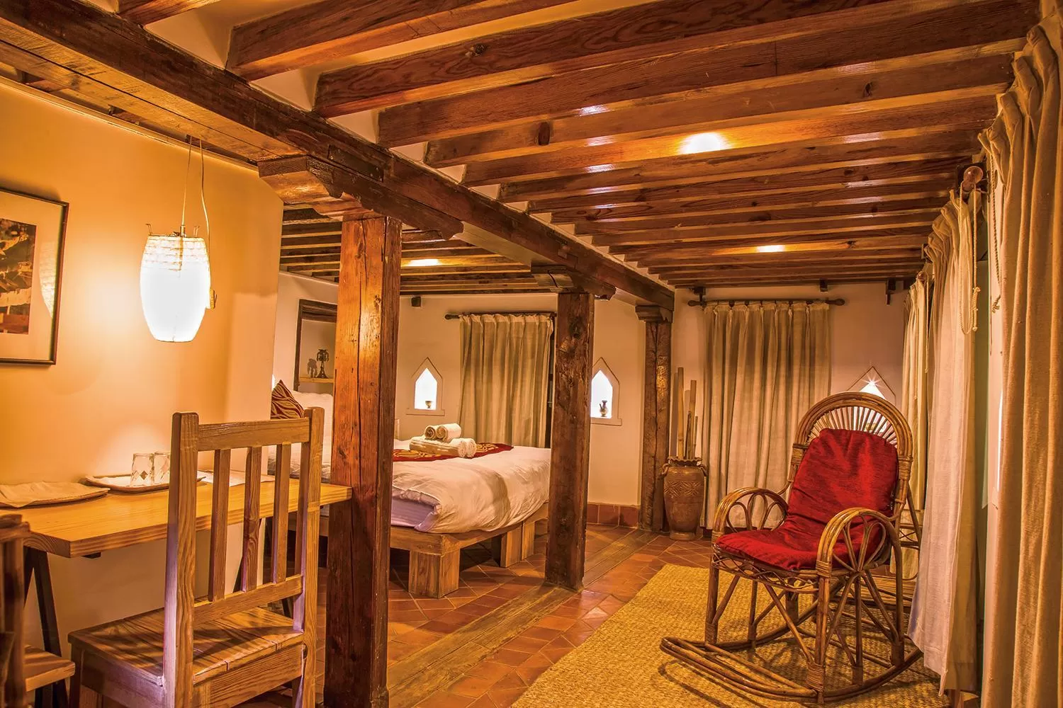 Bed in Boutique Heritage Home