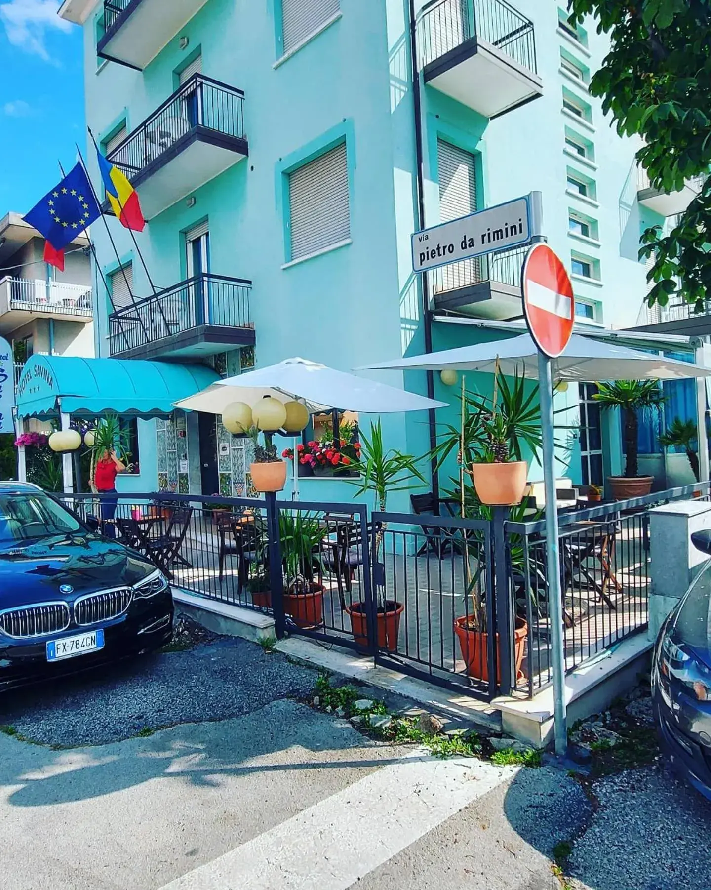 Property building in Hotel Savina Property building in Hotel Savina