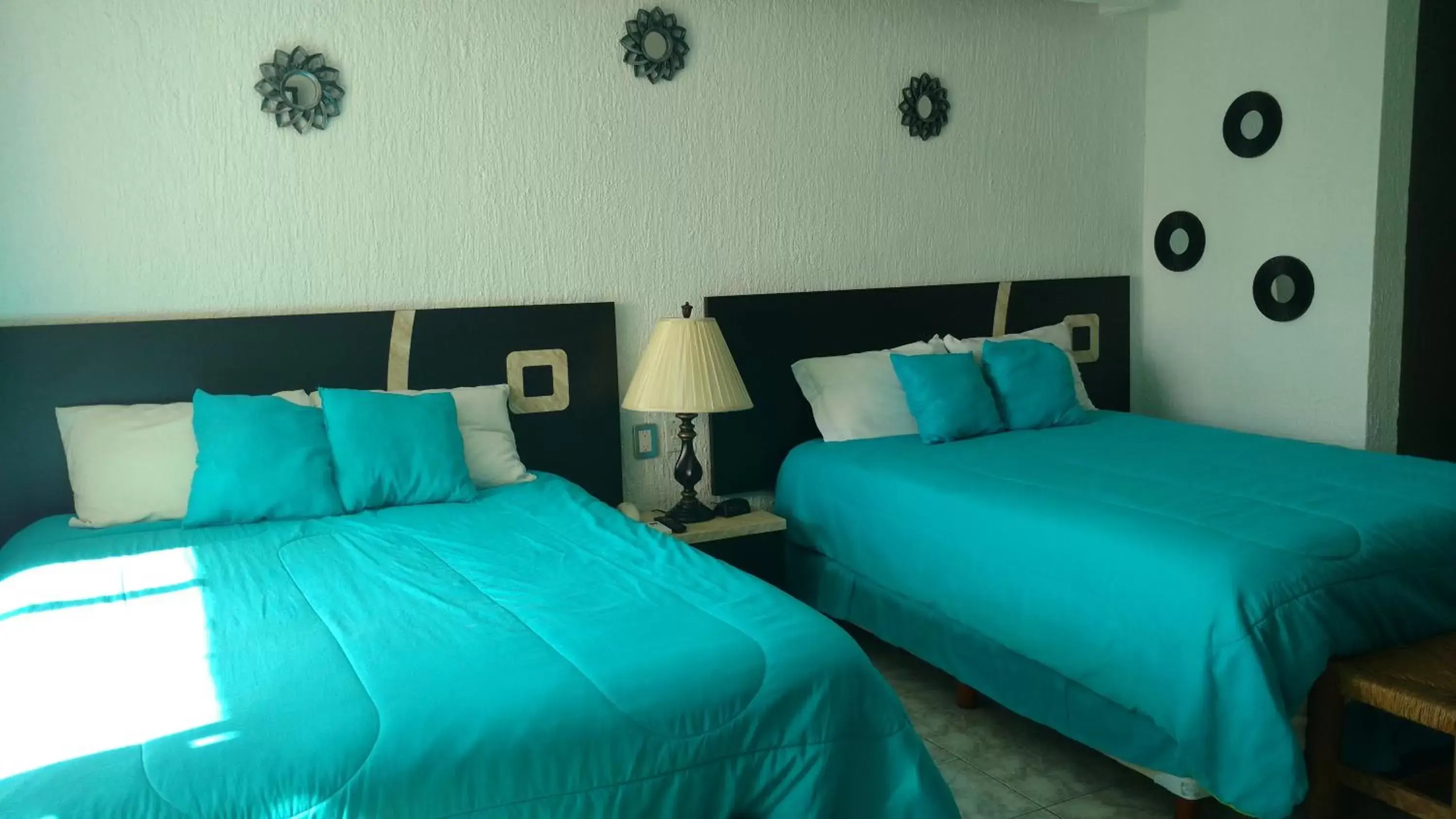 Bed in Apartment Ocean Front Cancun