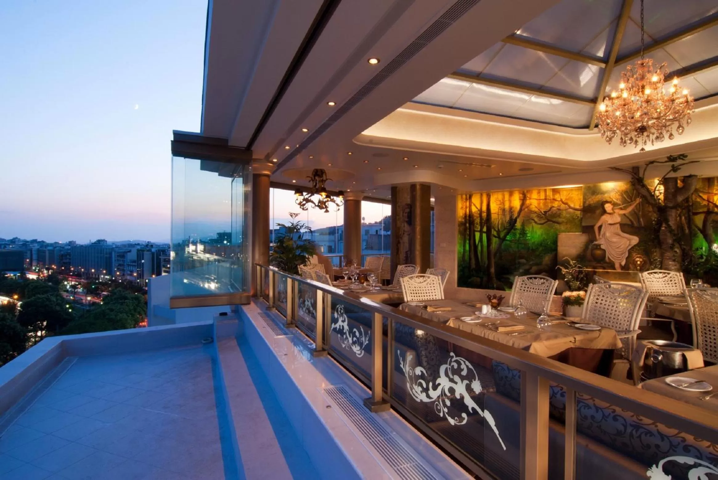 Restaurant/places to eat in The Athenian Callirhoe Exclusive Hotel