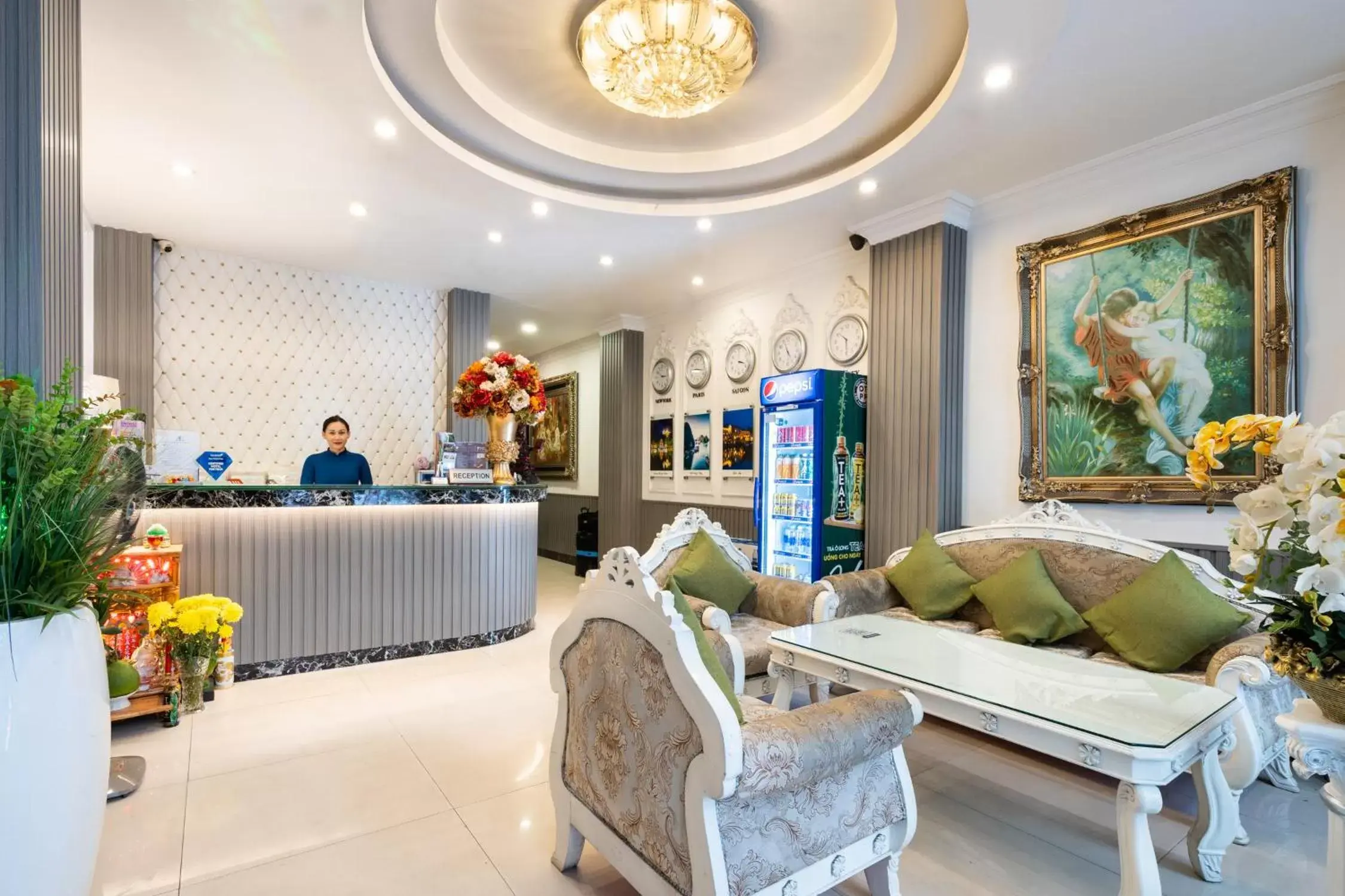 Living room, Lobby/Reception in Rosa Hotel & Spa
