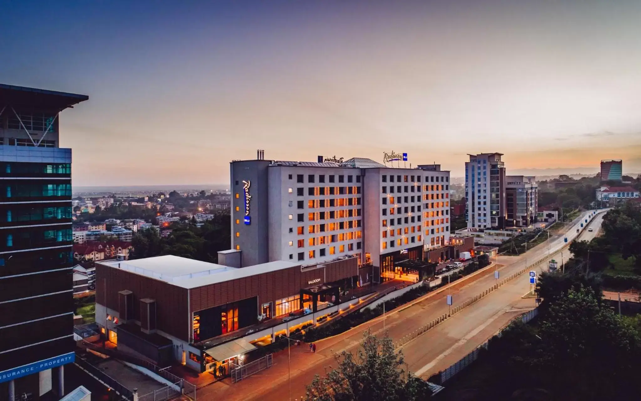 Property building in Radisson Blu Hotel, Nairobi Upper Hill