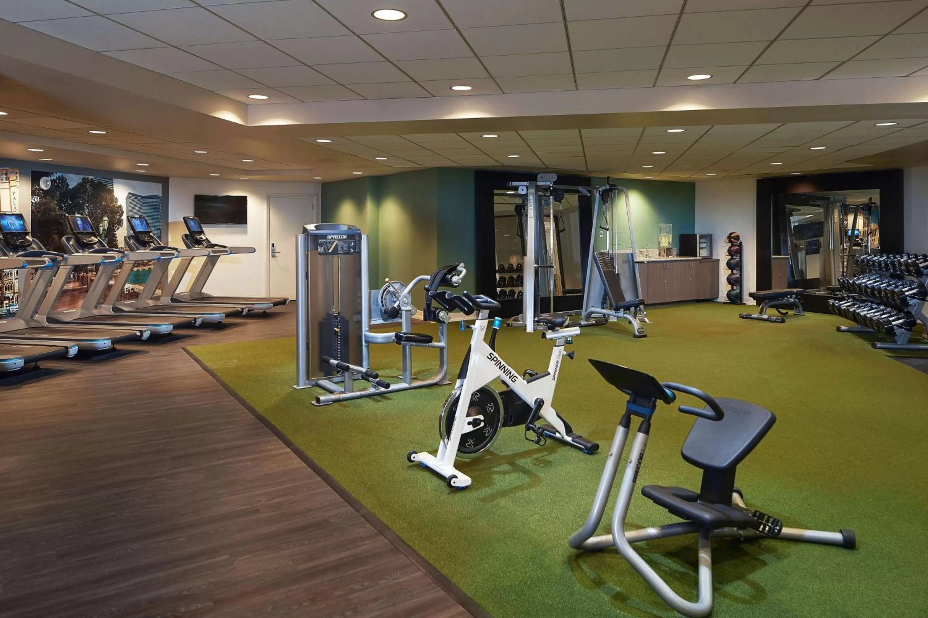 Fitness centre/facilities in Hilton Grand Vacations Club on the Las Vegas Strip