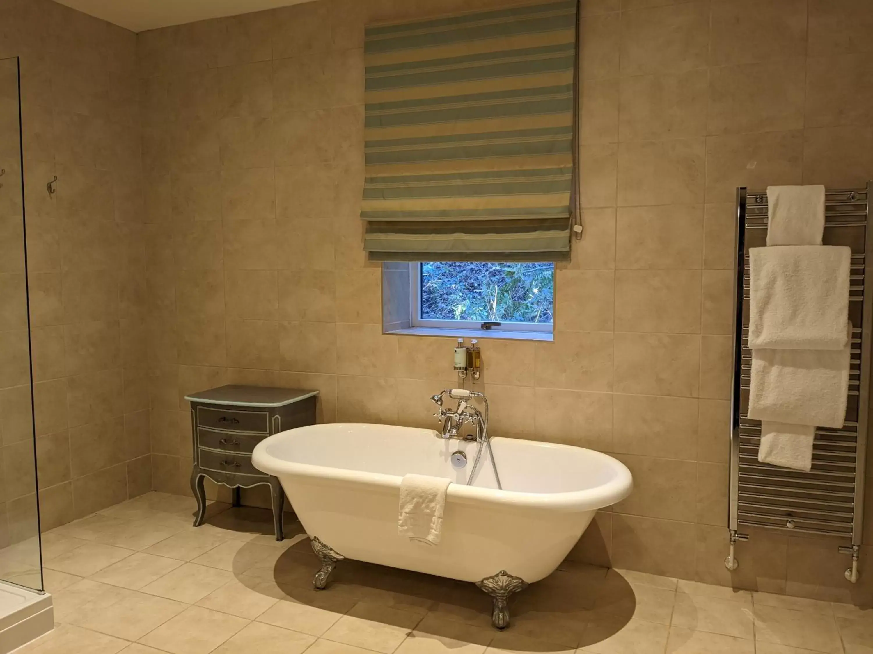 Bath, Bathroom in Dalhousie Castle Hotel