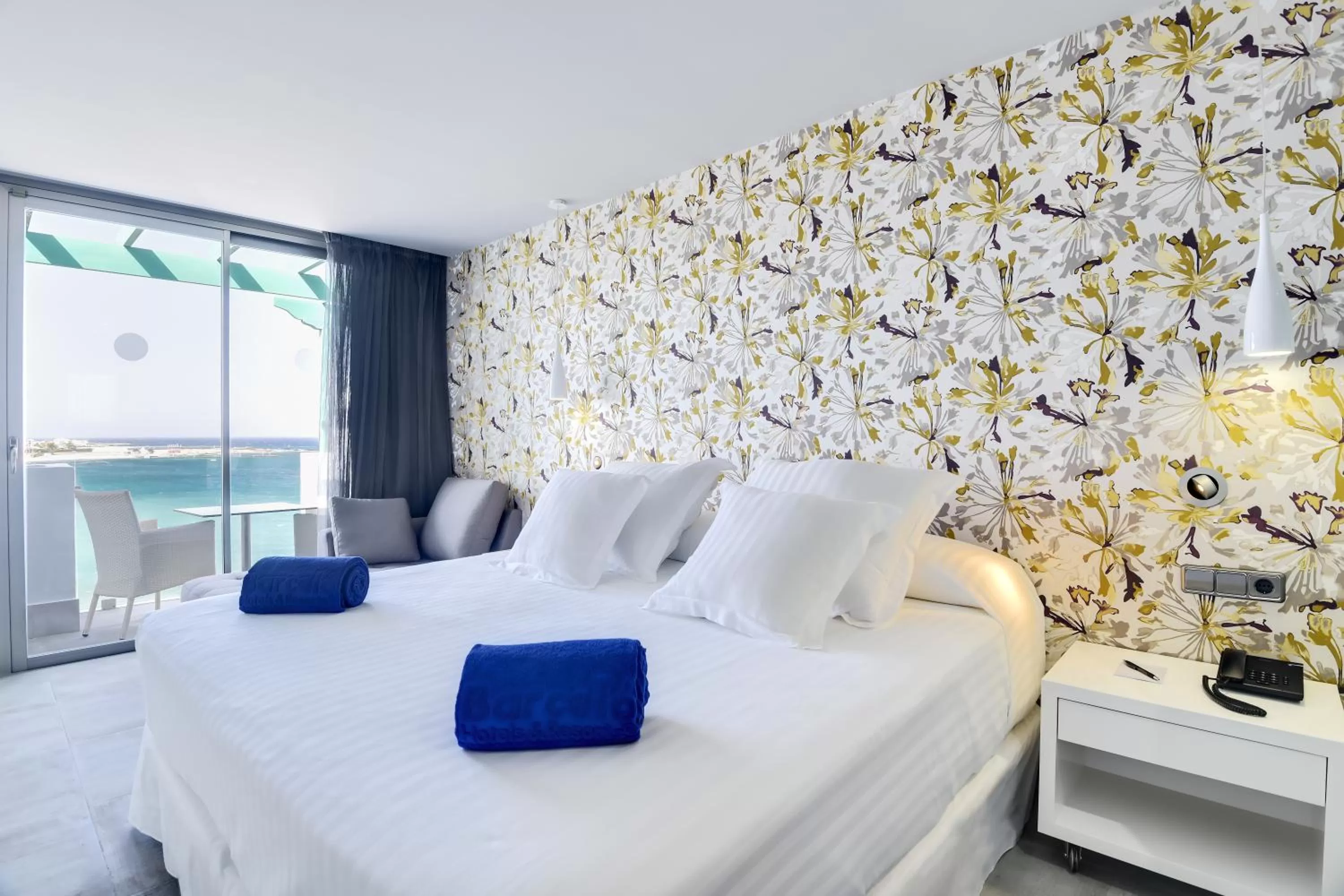 Deluxe Double Room with Balcony and Sea View in Barceló Teguise Beach - Adults Only