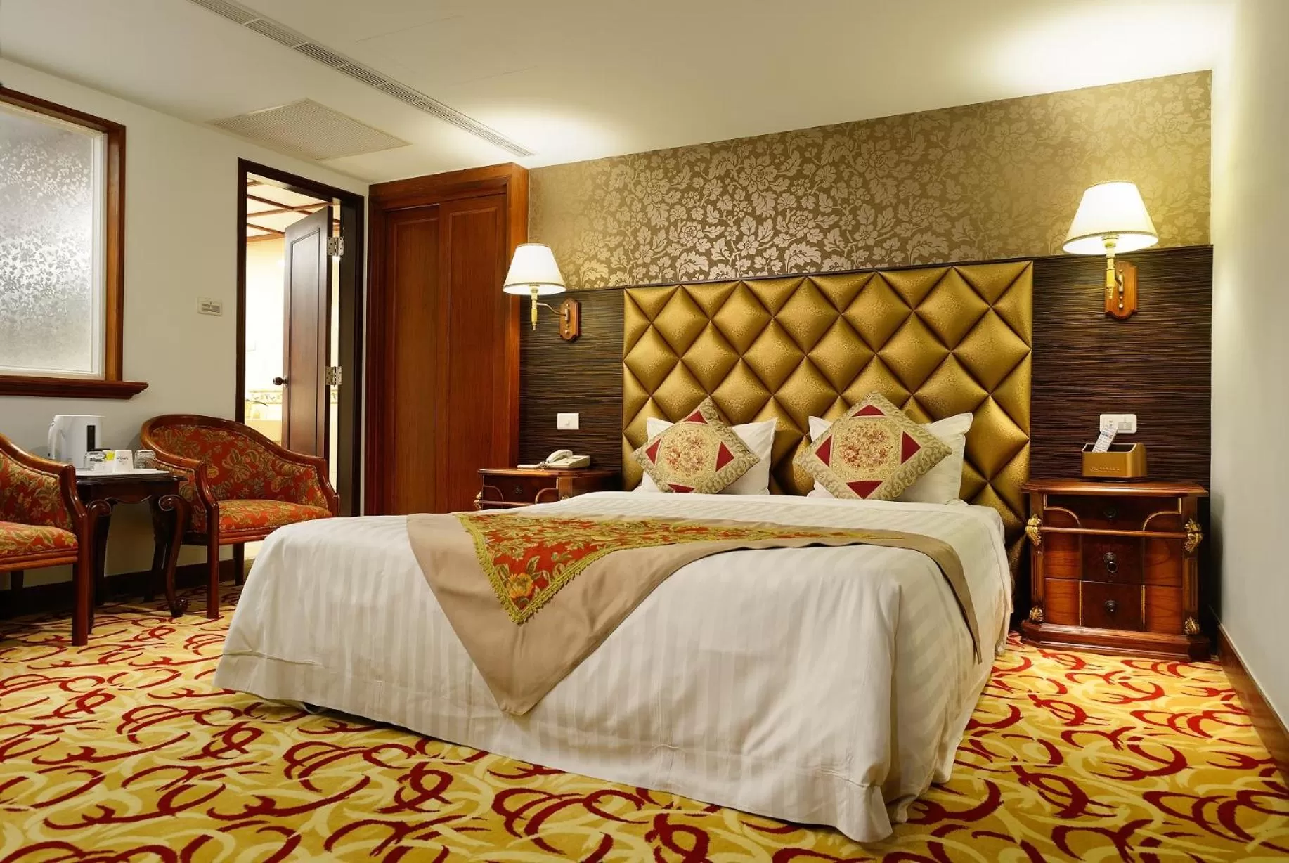 Bedroom, Bed in Chyuan Du Spring Resort