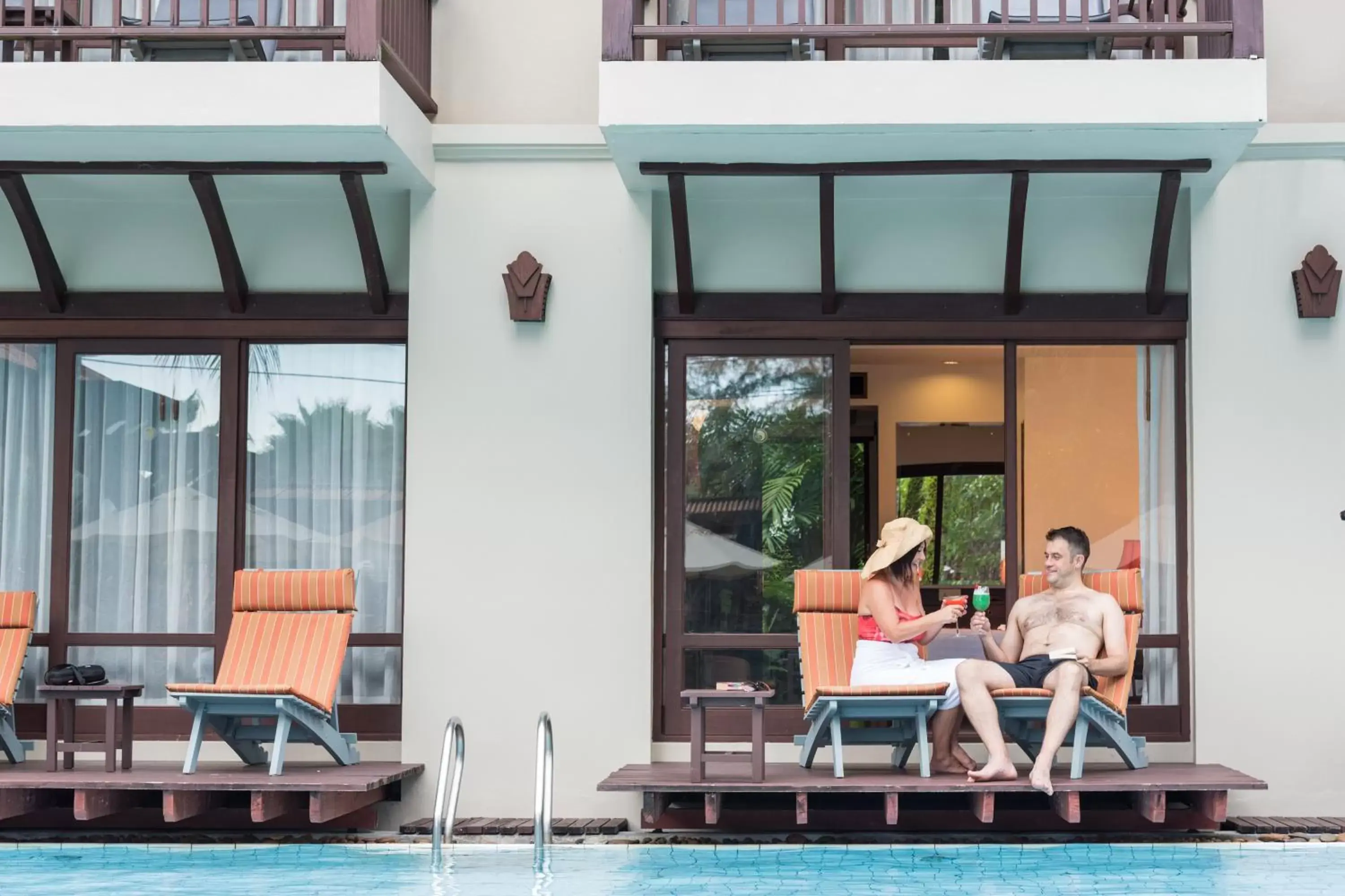 Swimming pool in Khaolak Oriental Resort - Adult Only