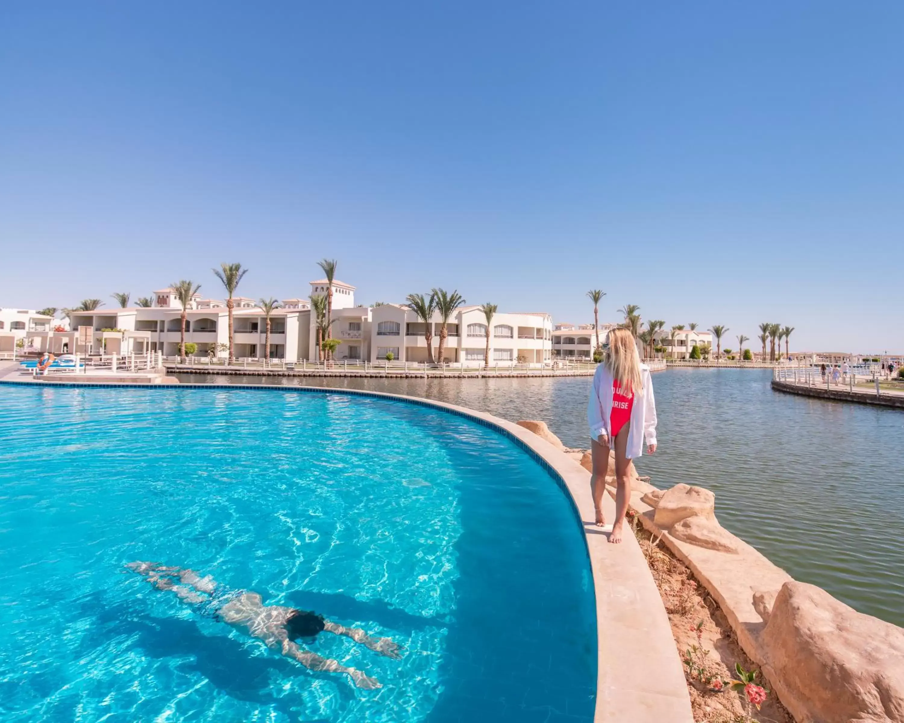 Swimming pool in Pickalbatros Dana Beach Resort - Hurghada