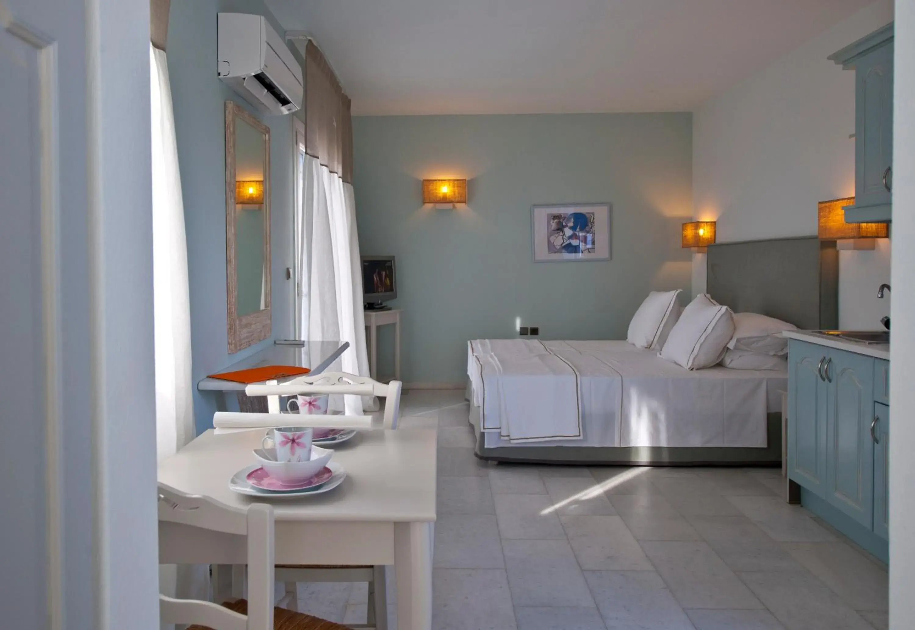 Bedroom in Ammos Naxos Exclusive Apartment