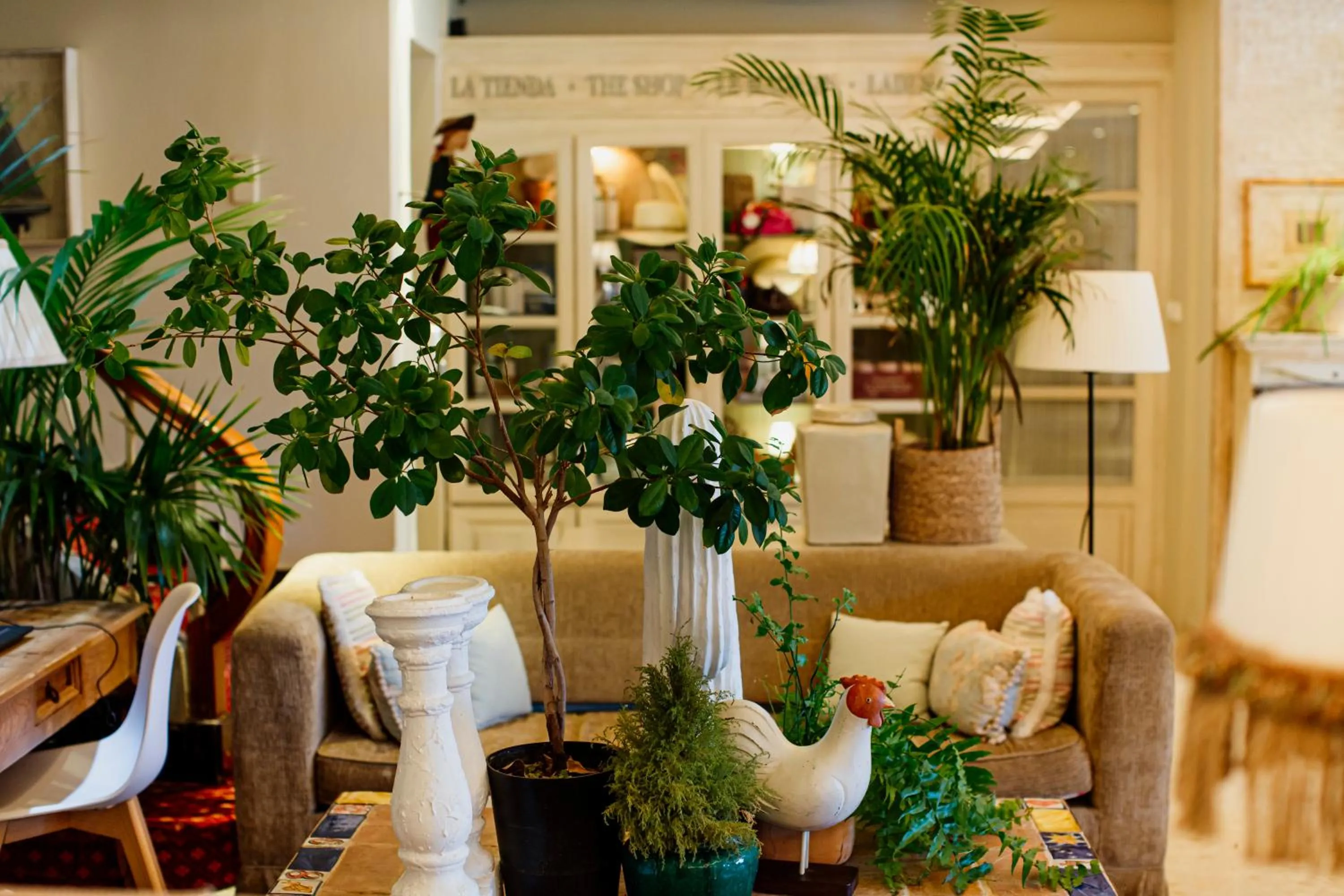 Lobby or reception in Hotel Los Ángeles Denia