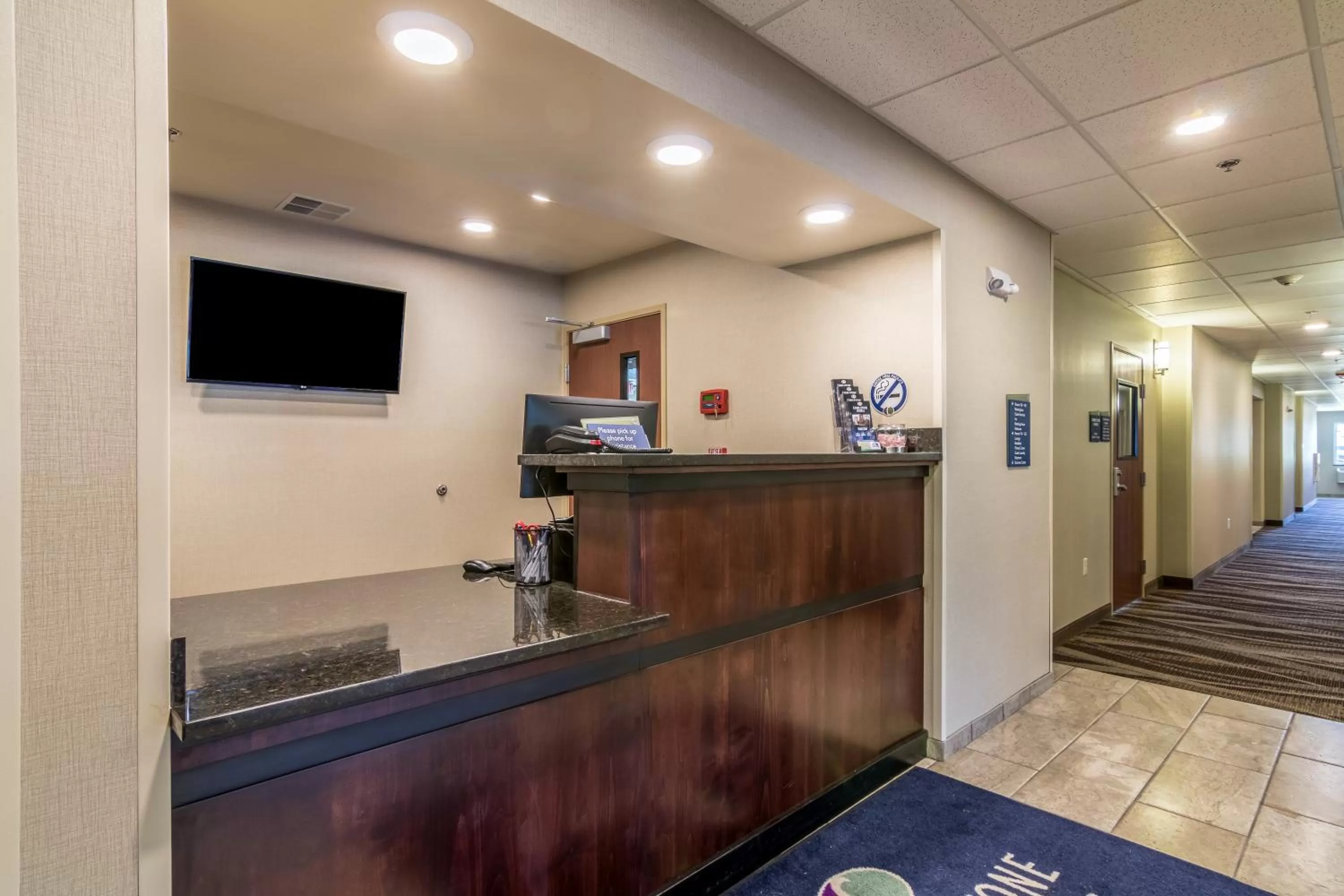 Lobby or reception in Cobblestone Inn & Suites - Soda Springs