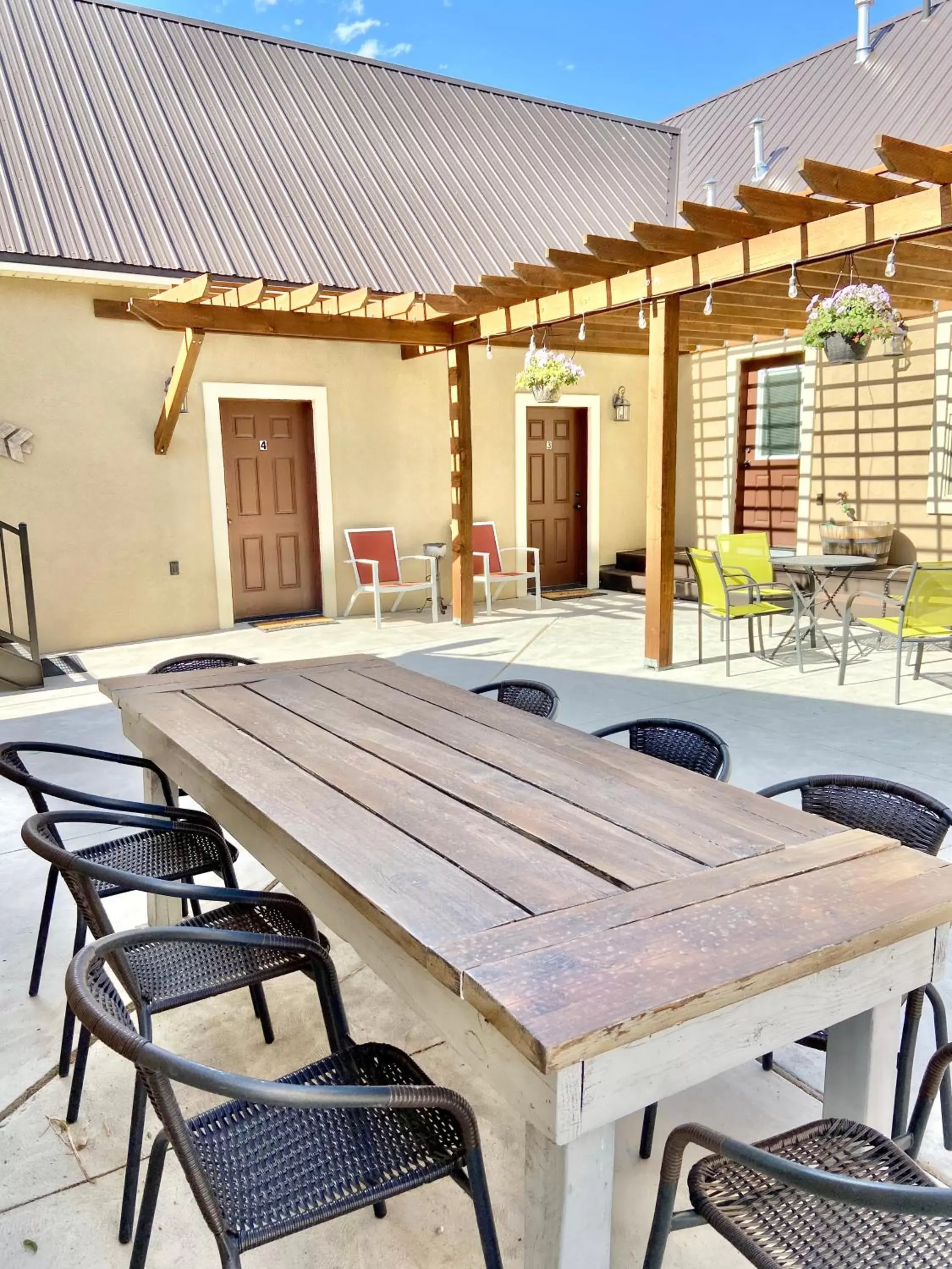 Patio in The Panguitch House