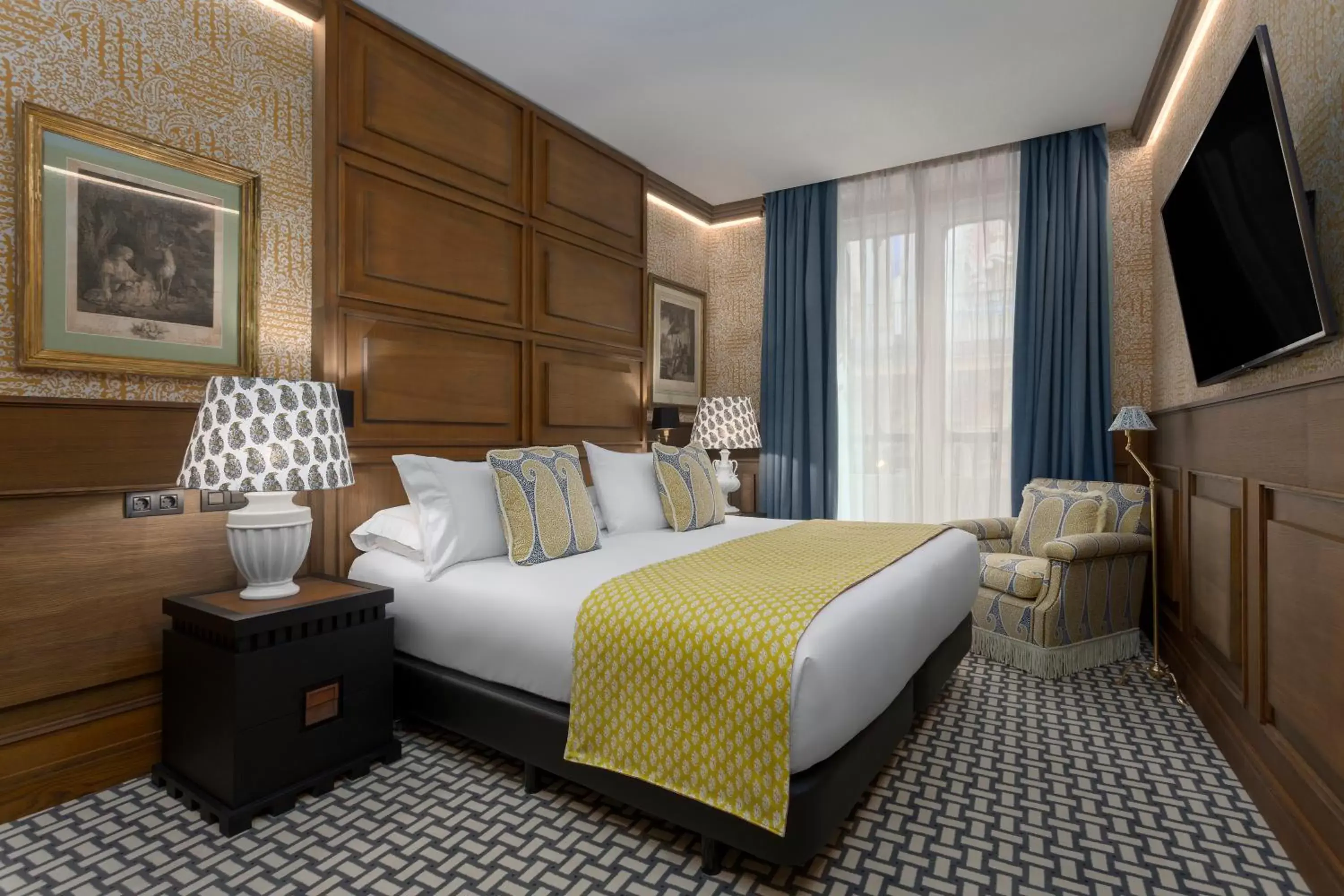 Property building, Bed in Room Mate Collection Alba, Madrid Property building, Bed in Room Mate Collection Alba, Madrid