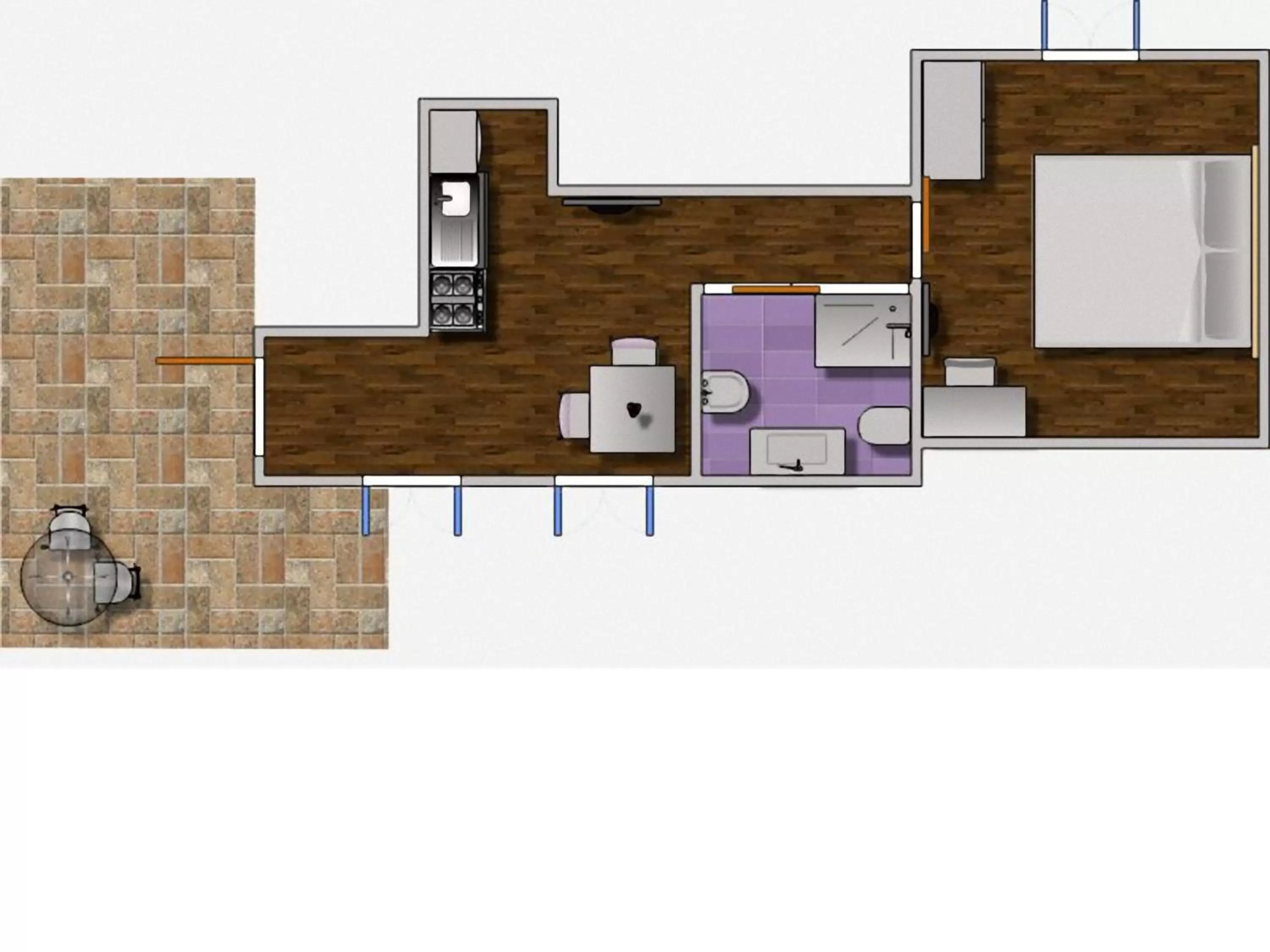 Text overlay, Floor Plan in Residence Villa Il Glicine
