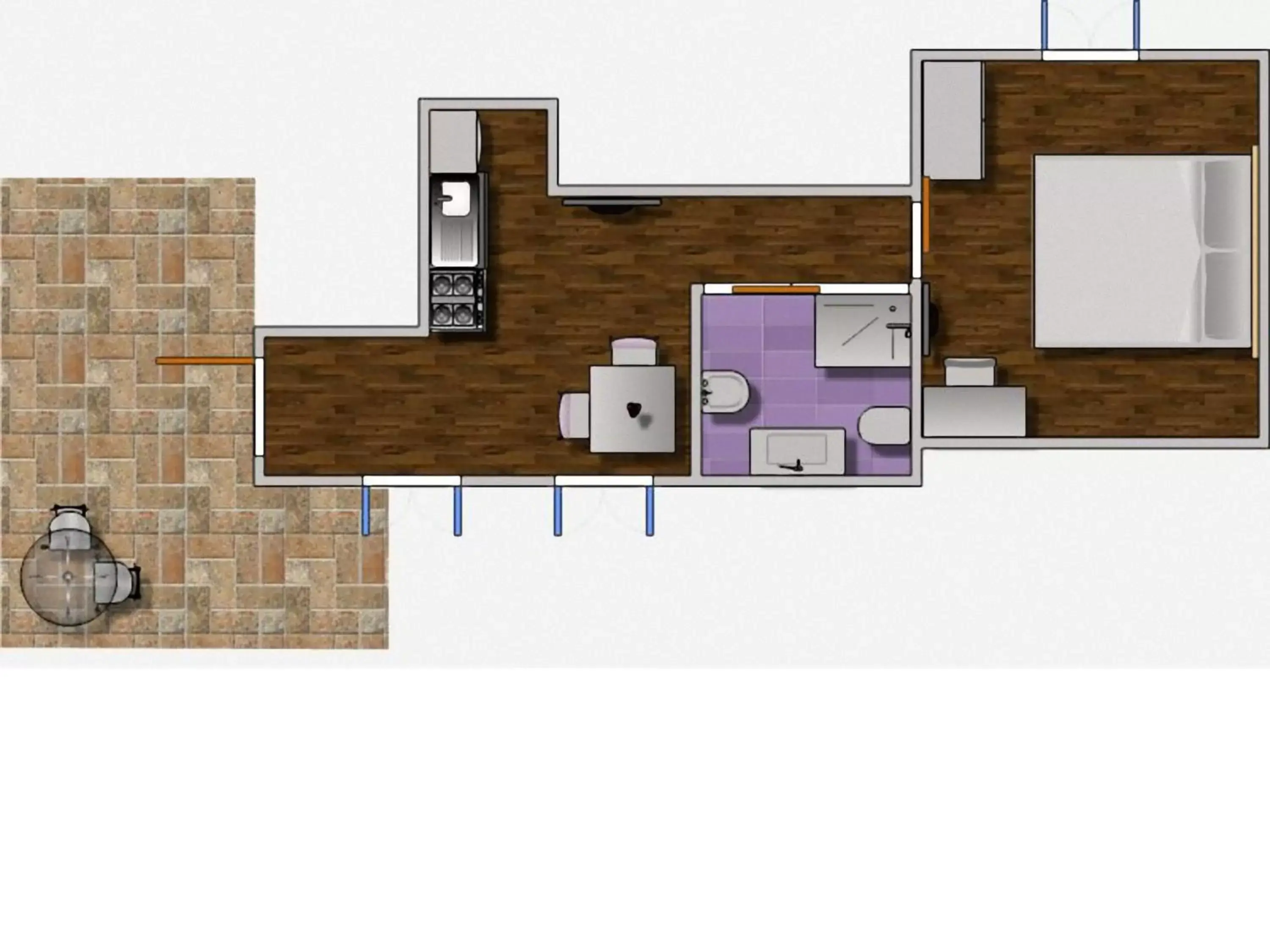 Text overlay, Floor Plan in Residence Villa Il Glicine