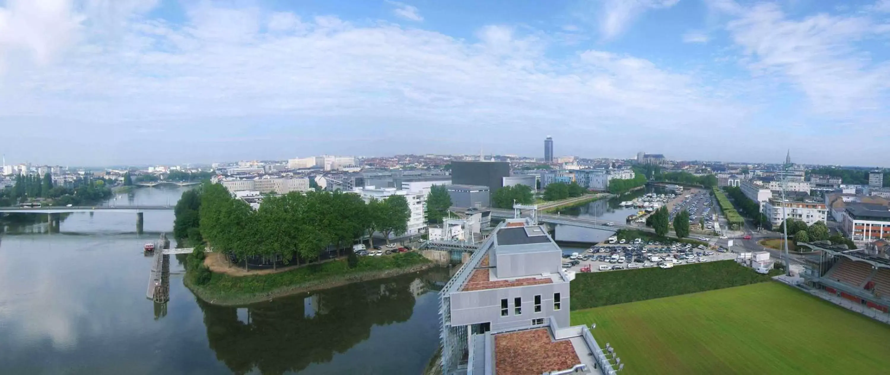 City view, Bird's-eye View in Residhome Nantes Berges De La Loire