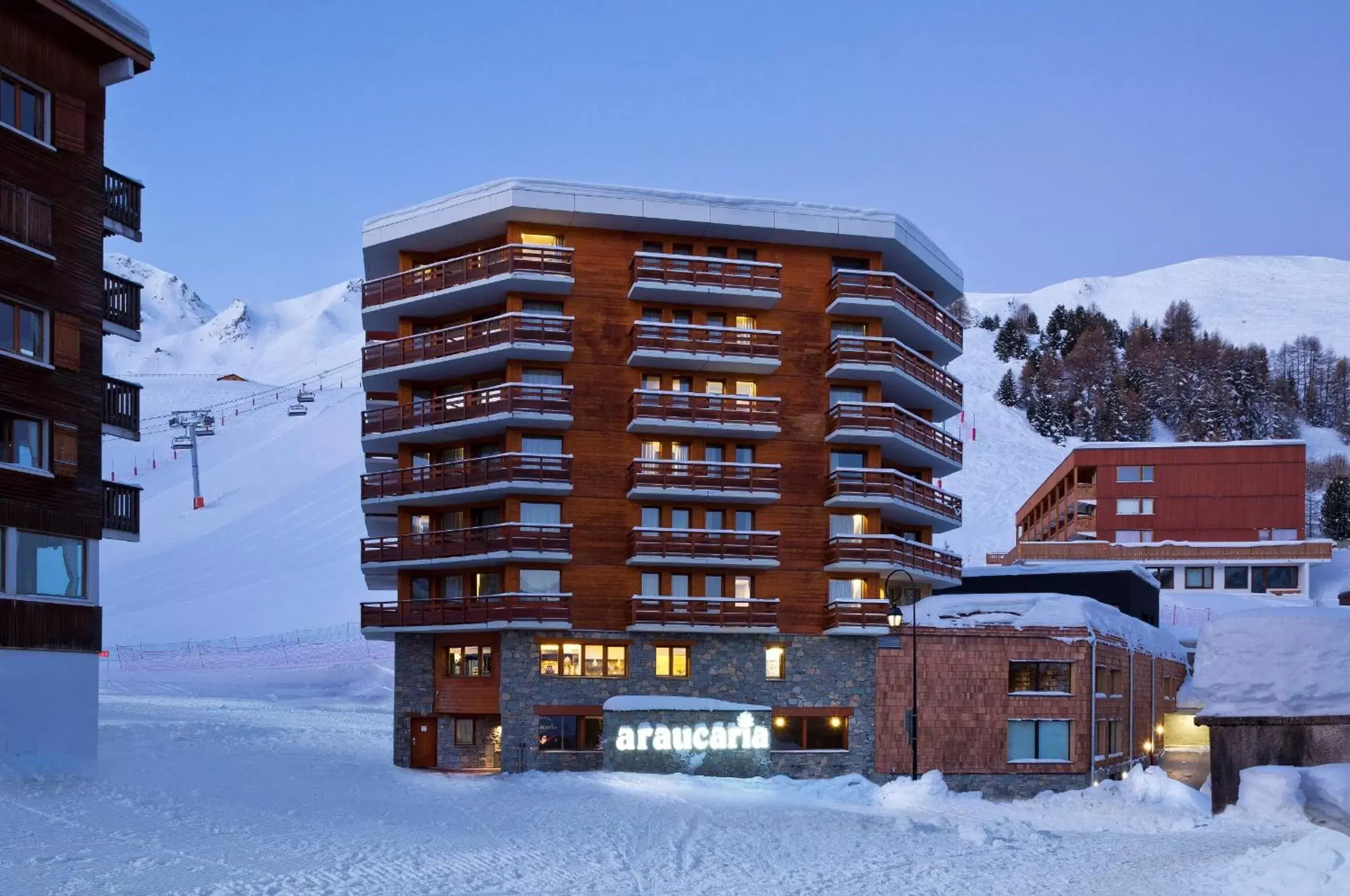 Facade/entrance, Winter in Araucaria Hotel & Spa
