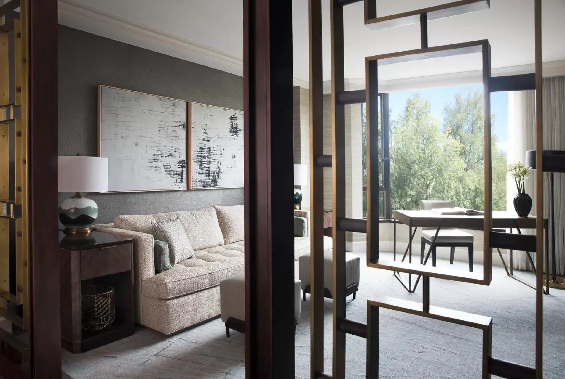 Living room in Four Seasons Boston Living room in Four Seasons Boston