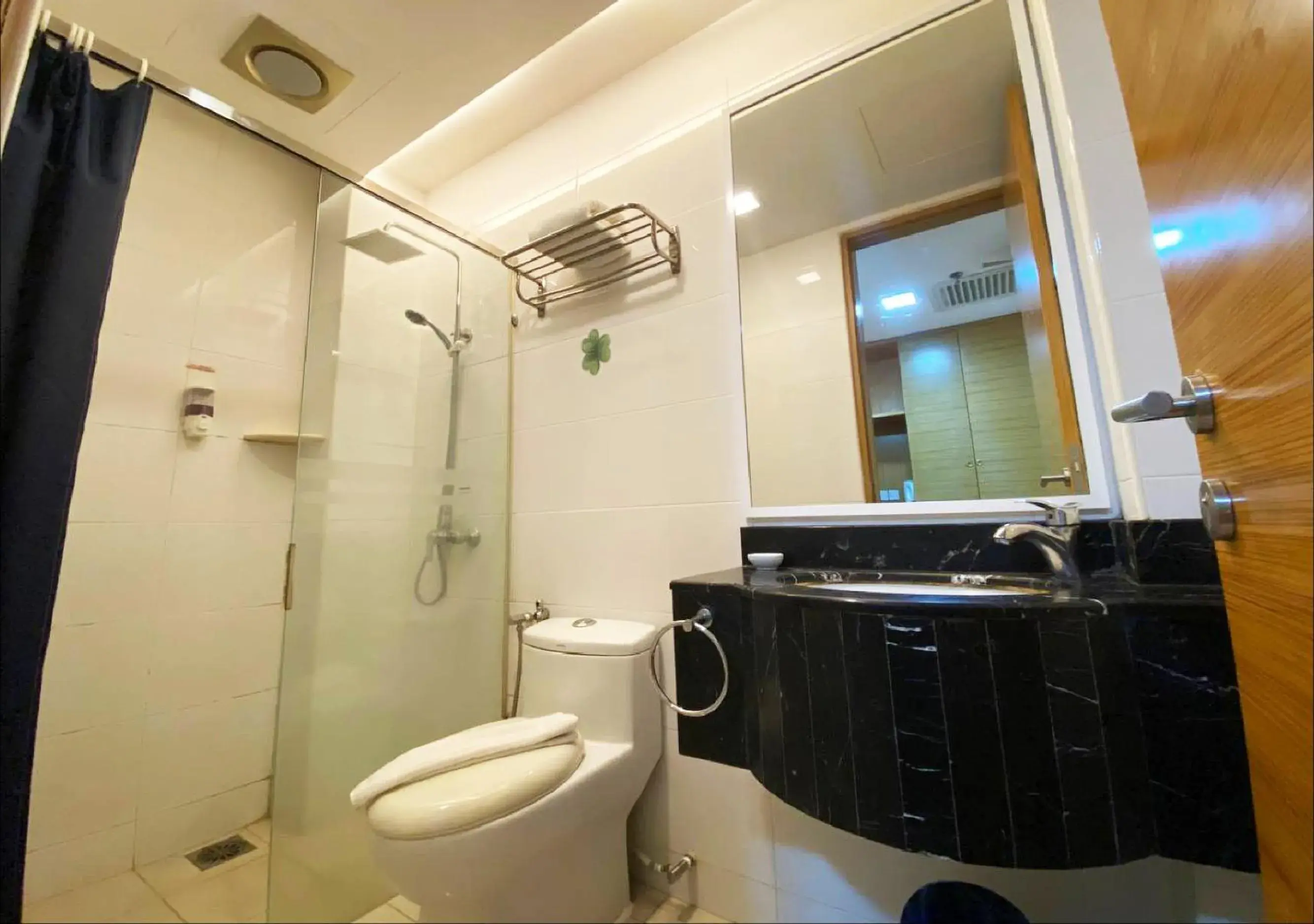 Shower, Bathroom in Crown Garden Hotel