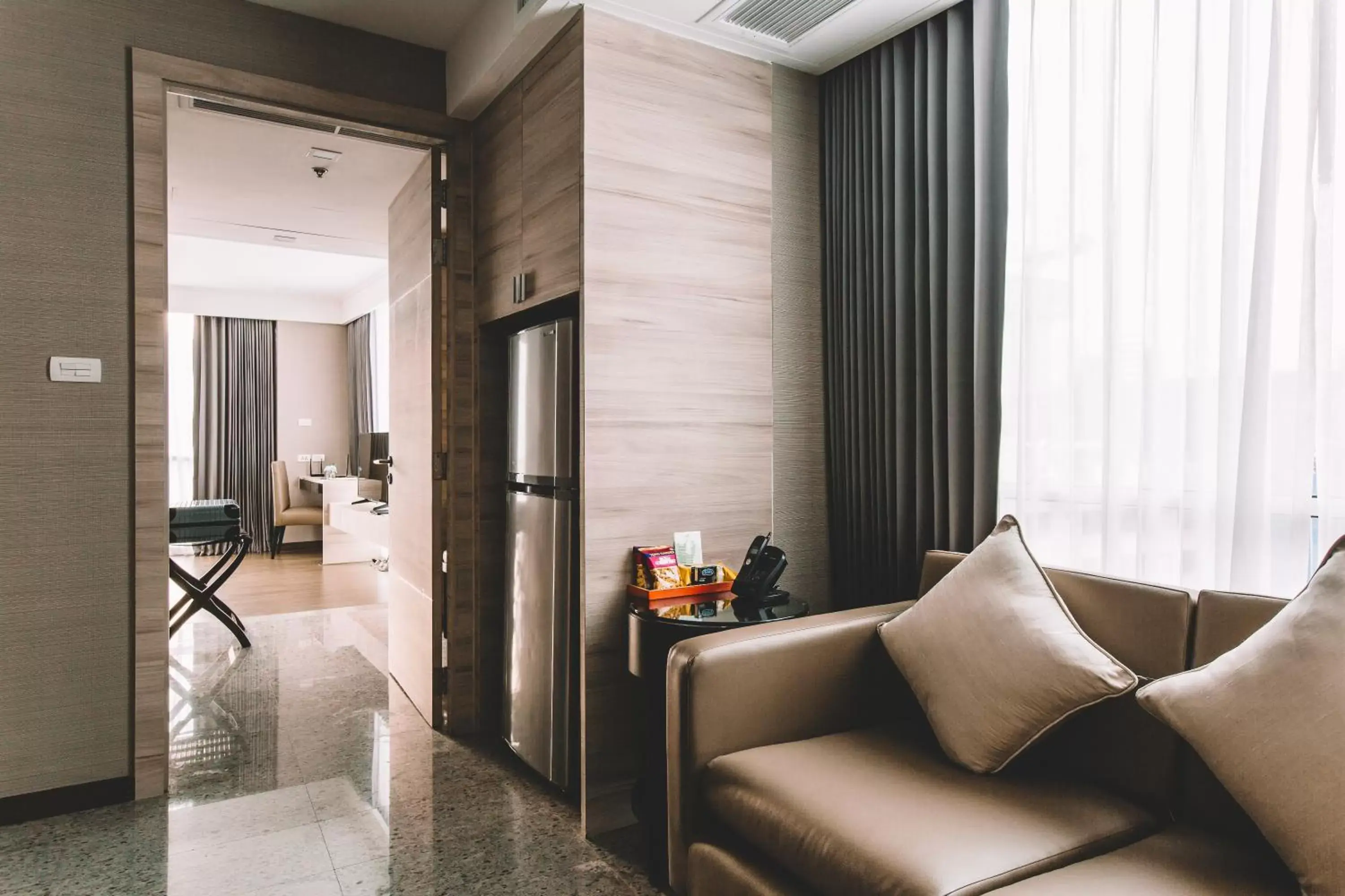Living room, Seating Area in Adelphi Suites Bangkok - SHA Extra Plus