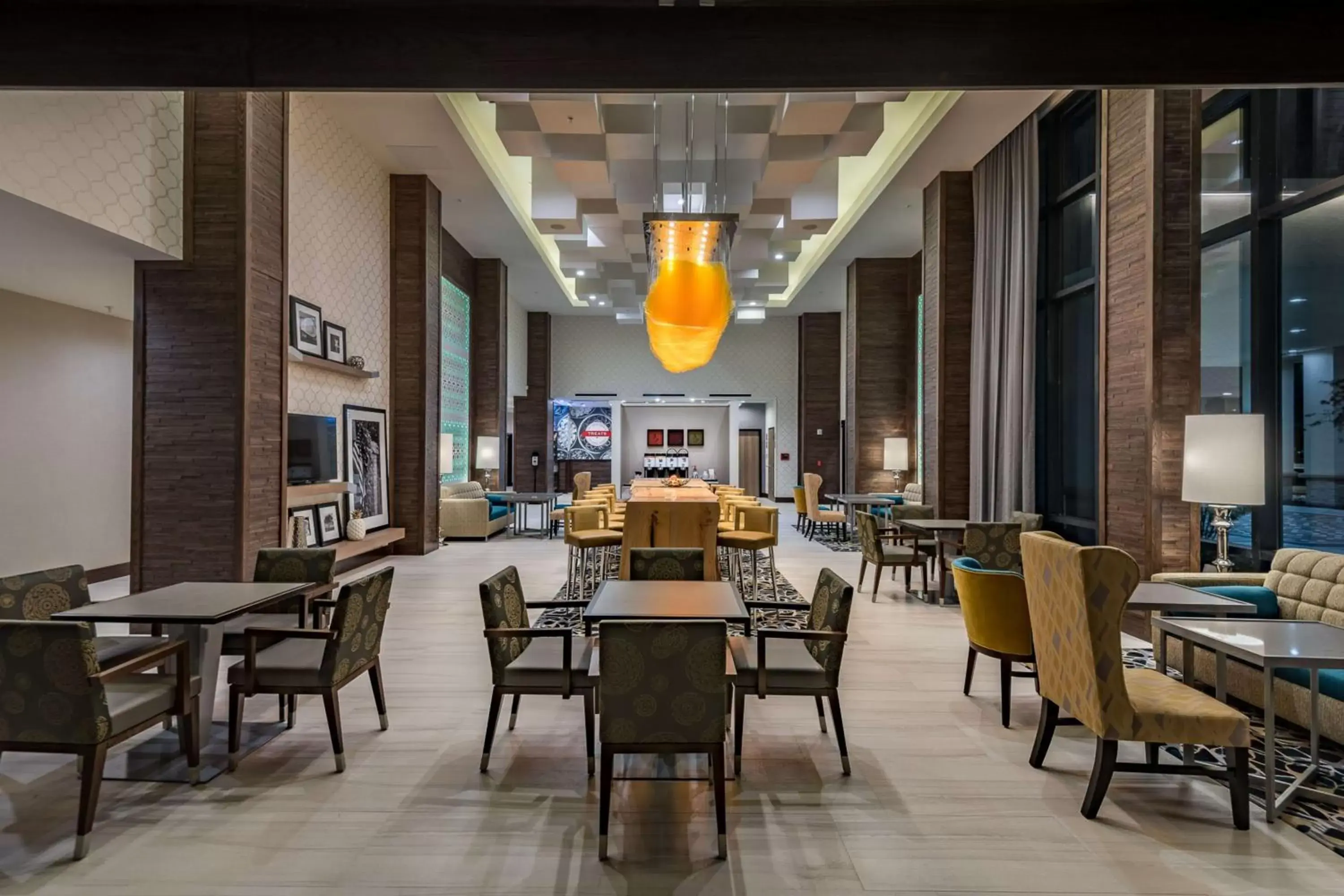 Lobby or reception, Restaurant/Places to Eat in Hampton Inn & Suites Dallas-The Colony