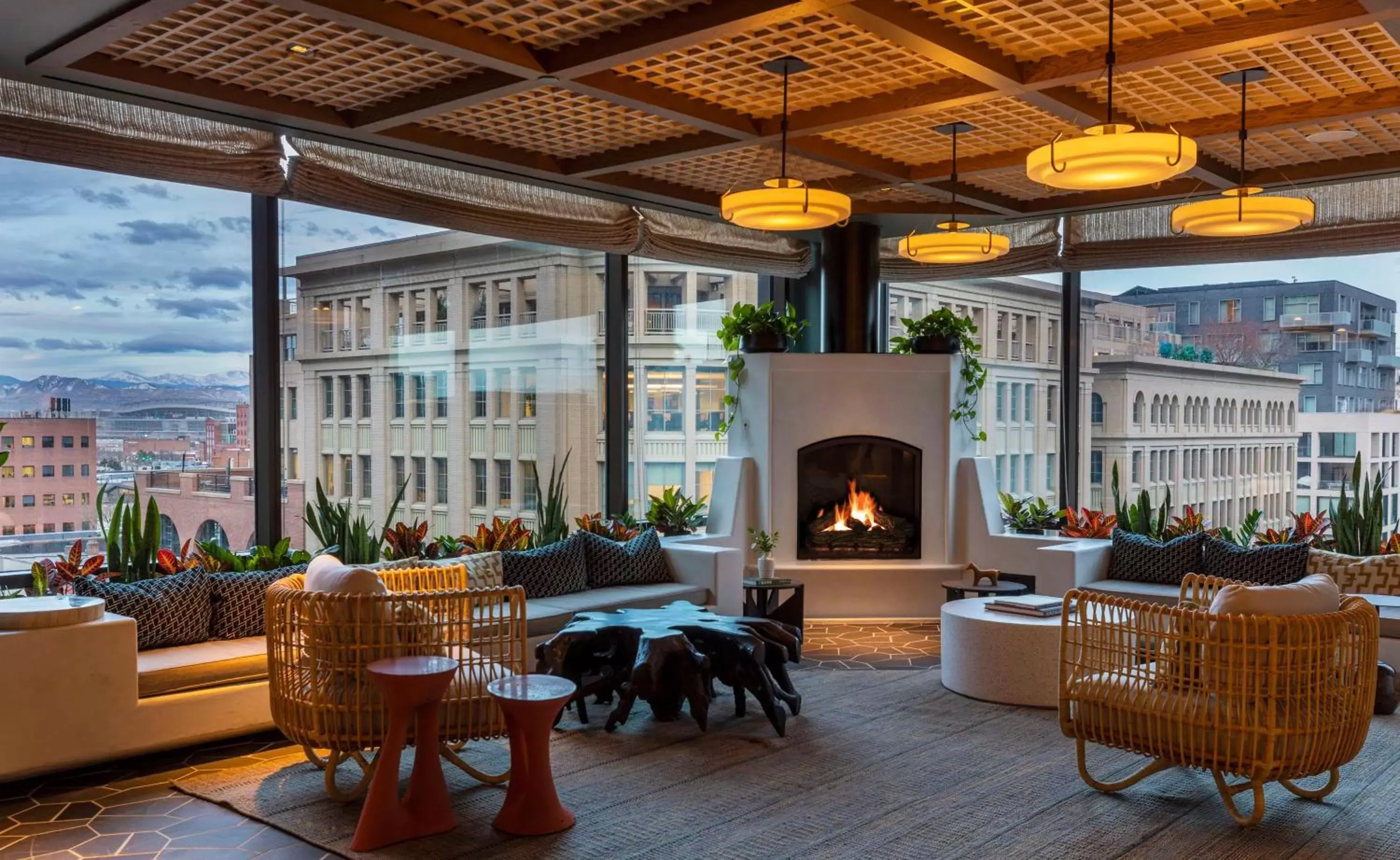 Lounge or bar in Thompson Denver, part of Hyatt