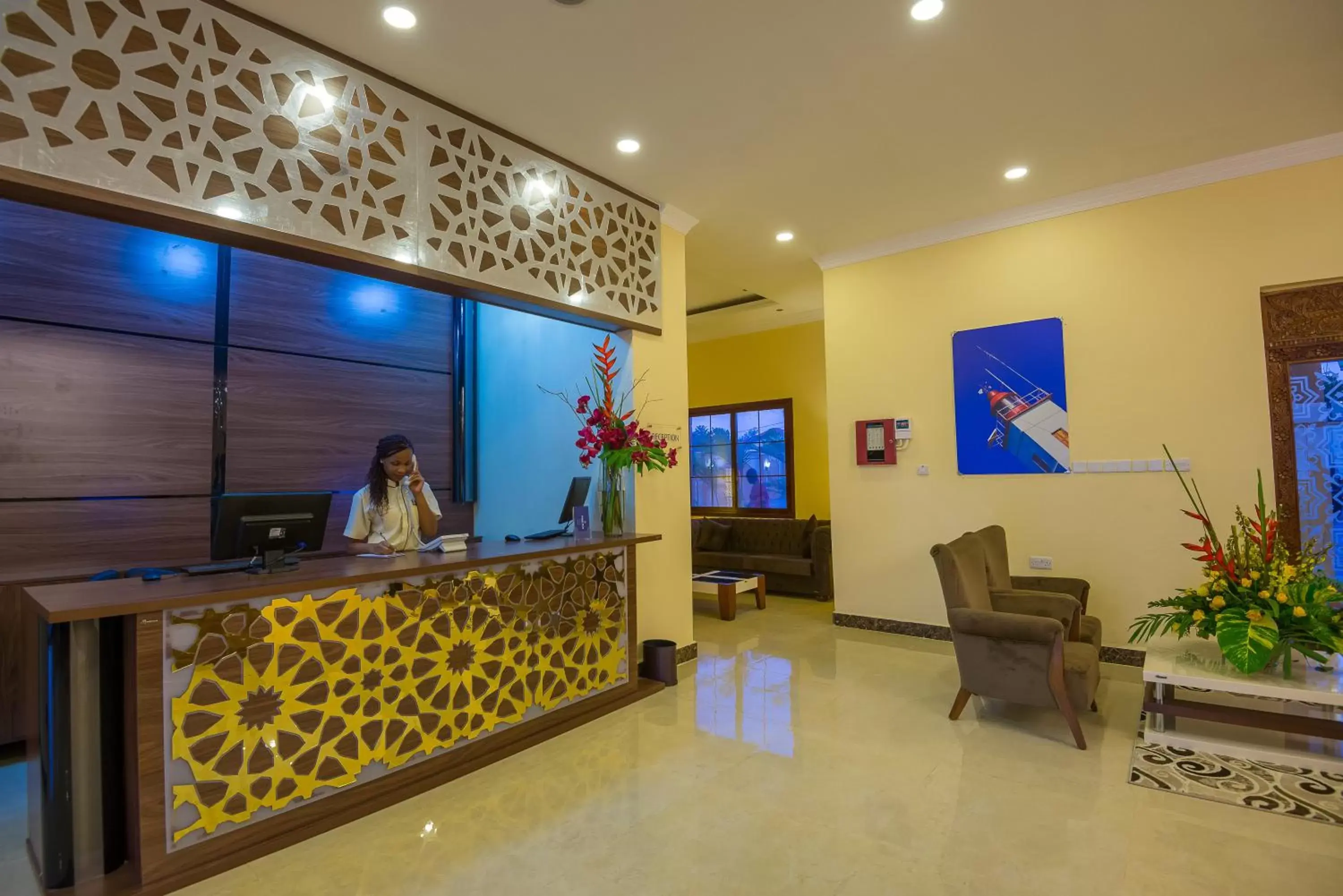 Lobby or reception, Lobby/Reception in Golden Tulip Zanzibar Resort