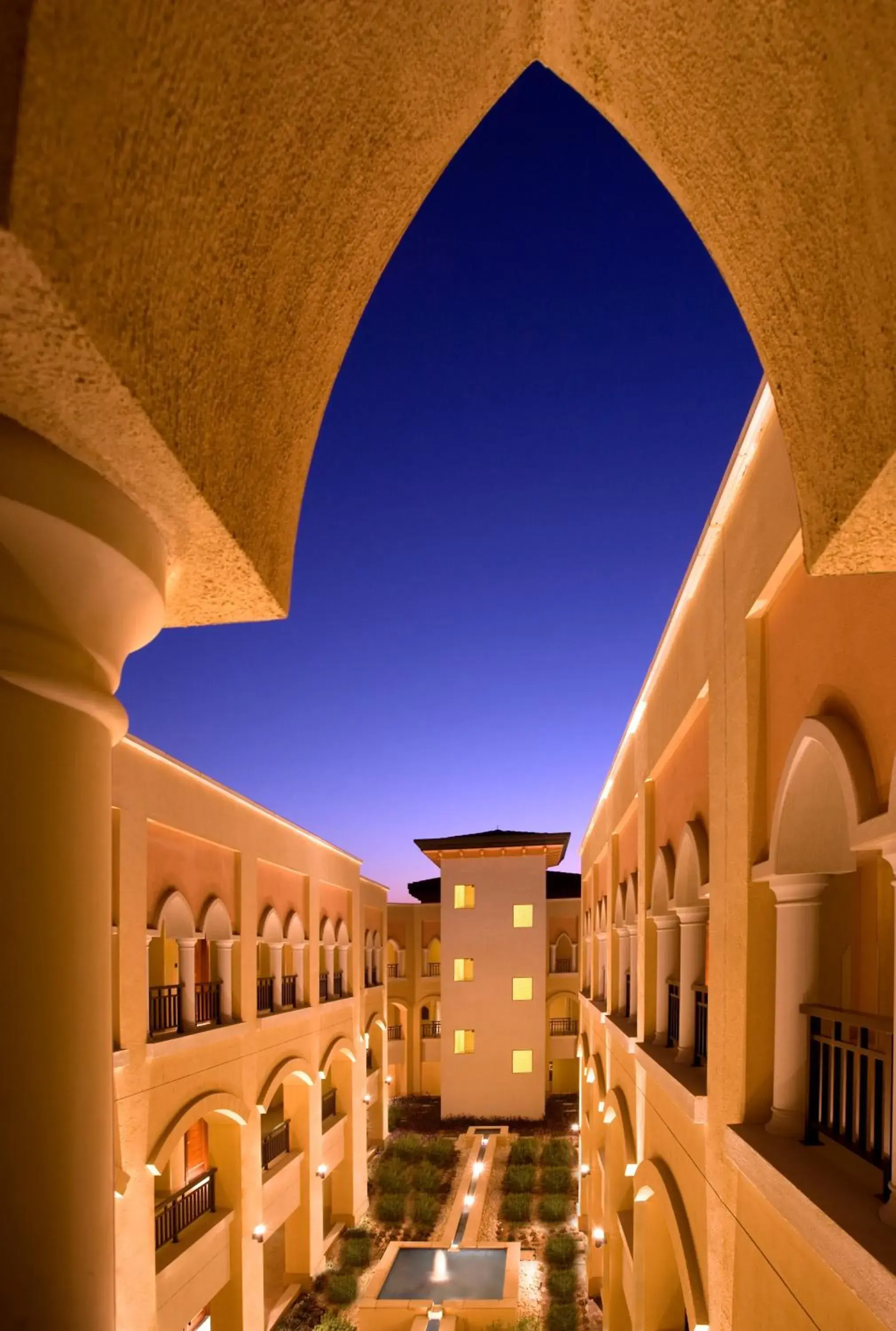 Pool view in Shangri-La Hotel Apartments Qaryat Al Beri
