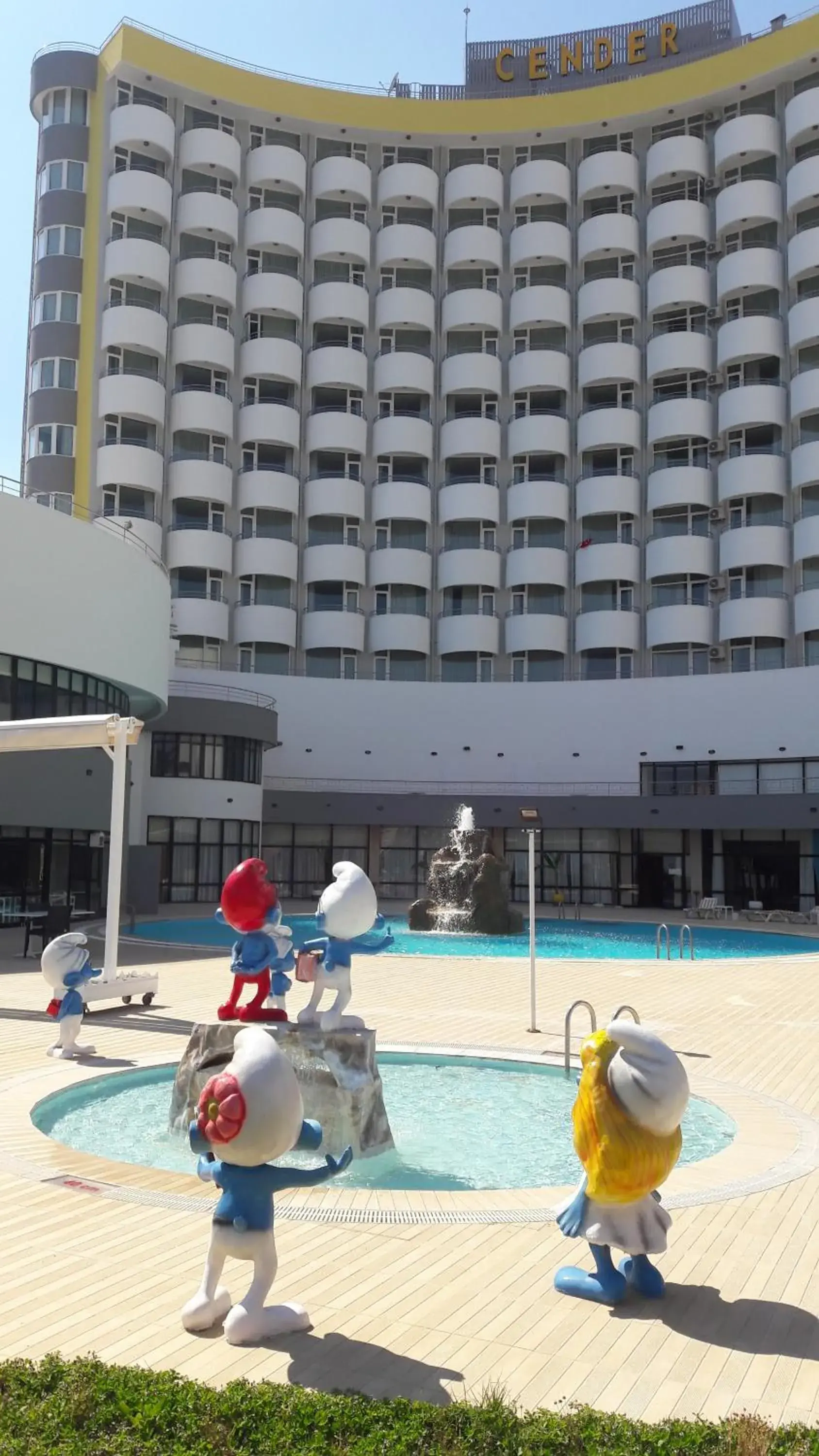 Property building, Swimming Pool in Cender Hotel