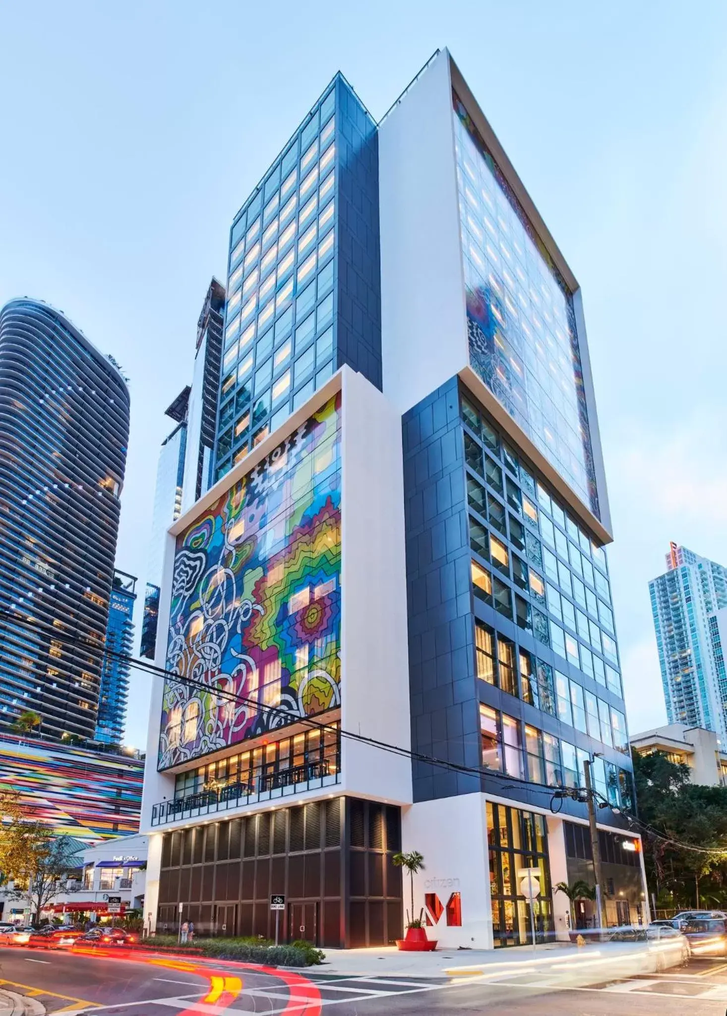 Property building in citizenM Miami Brickell Property building in citizenM Miami Brickell