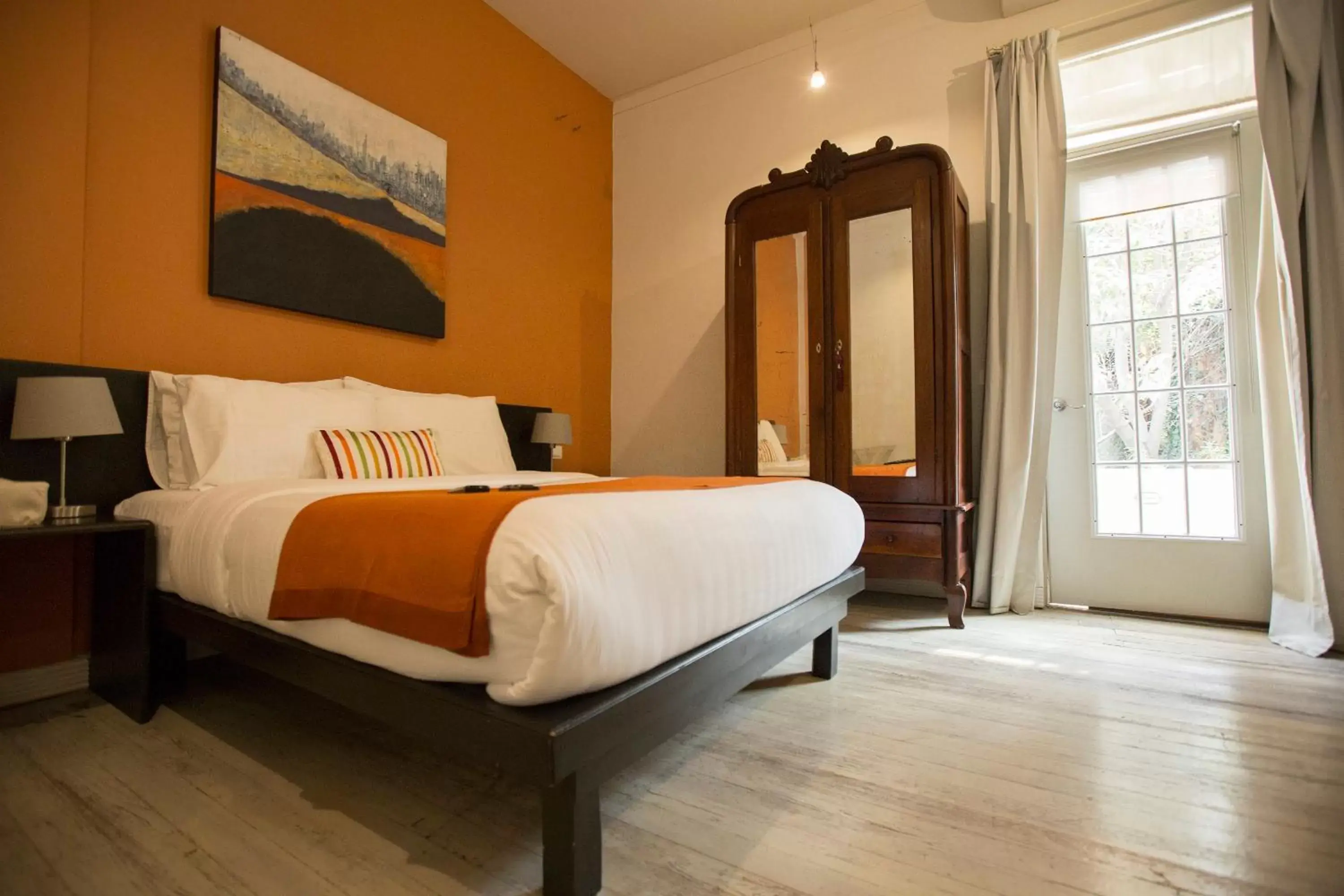 Bed in Hotel Villa Condesa