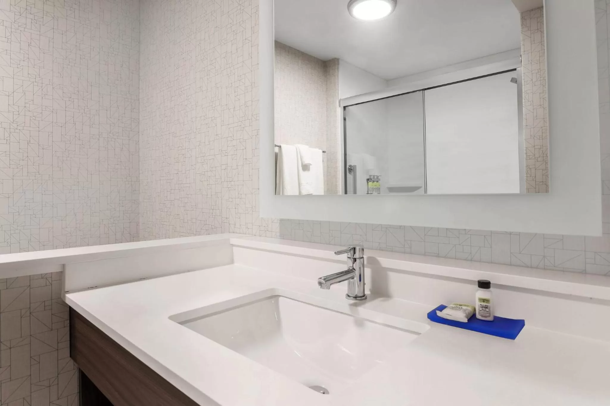 Bathroom in Holiday Inn Express & Suites Chicago O'Hare Airport by IHG