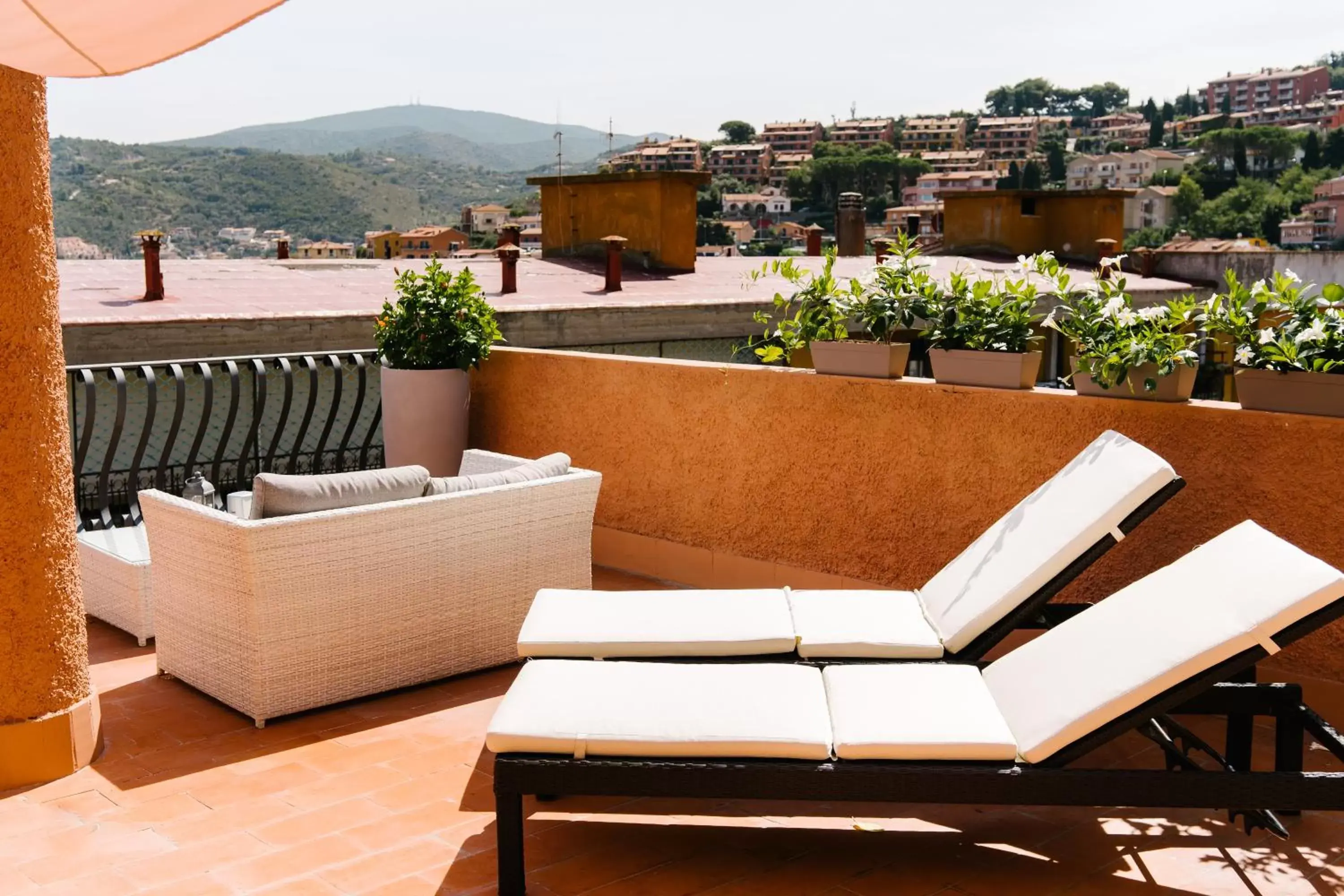 Balcony/Terrace in Bike&Boat Argentario Hotel