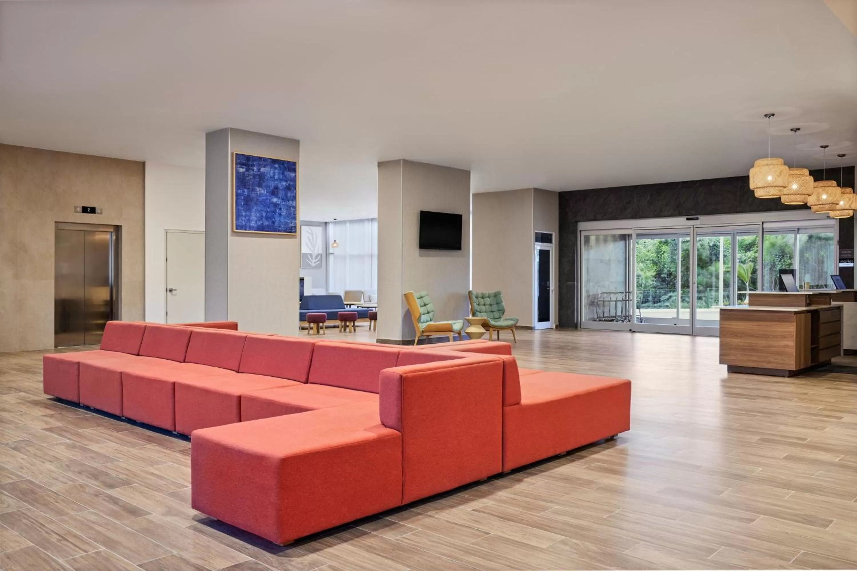 Lobby or reception in Residence Inn by Marriott Playa del Carmen