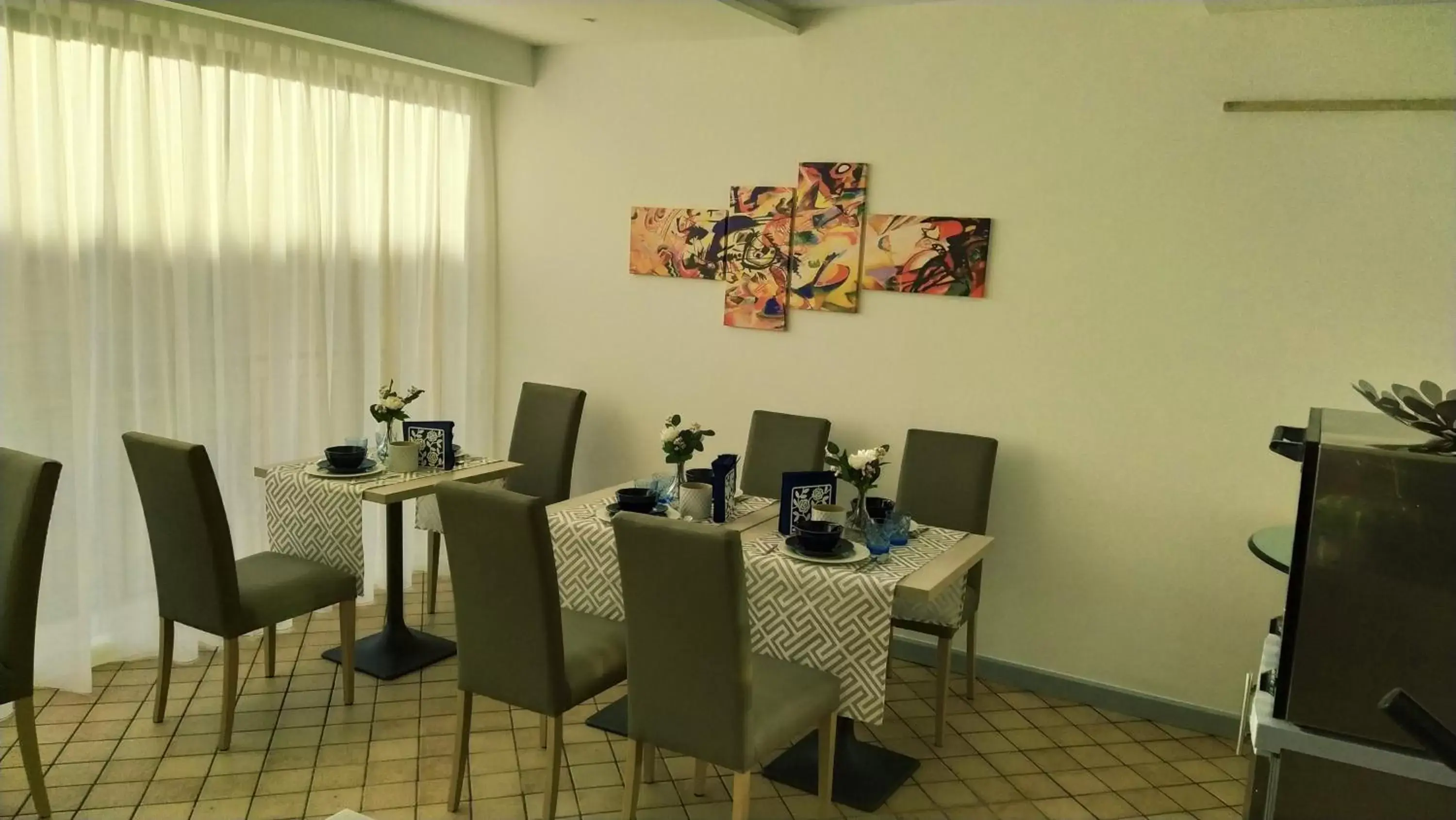 Patio, Dining Area in B&B La Stazione