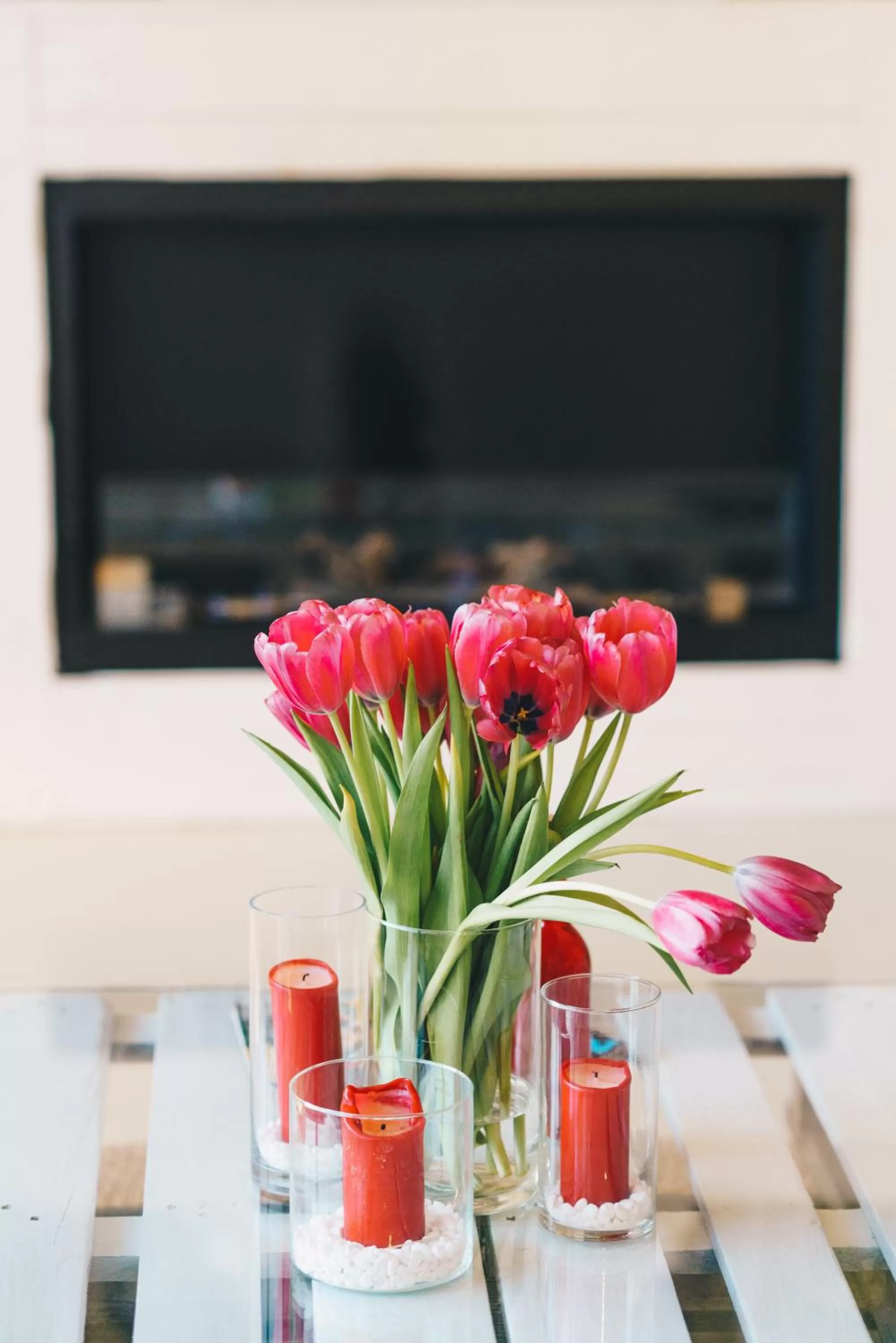 Communal lounge/ TV room in Hotel Villa Fanny