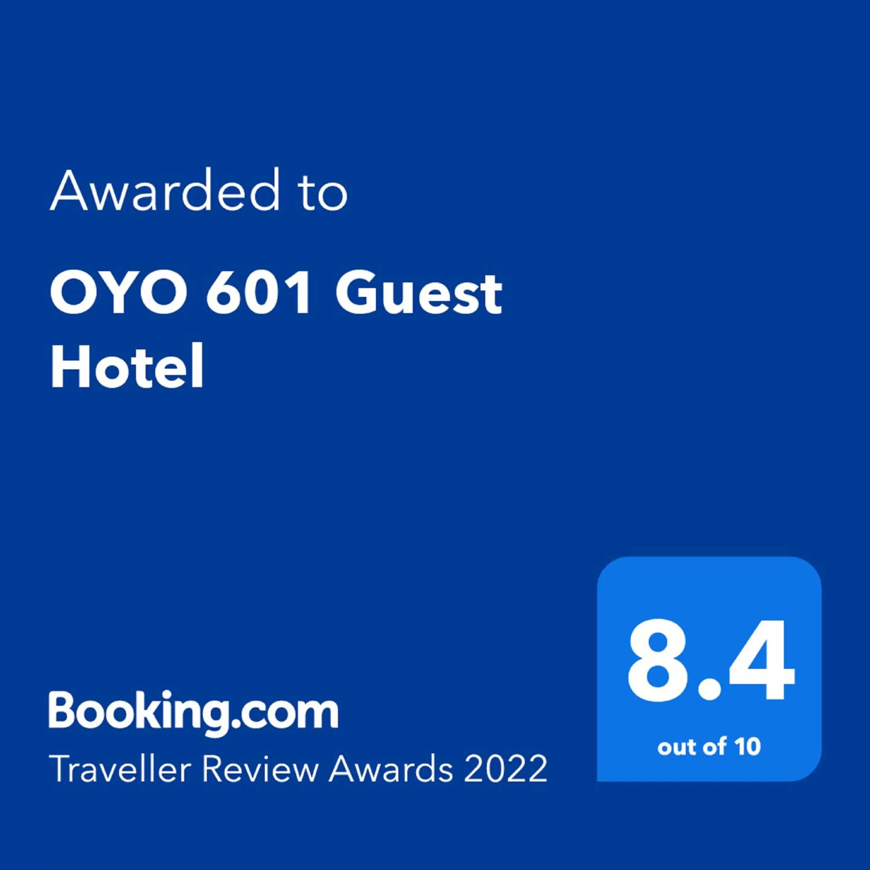 Certificate/Award, Logo/Certificate/Sign/Award in OYO 601 Guest Hotel