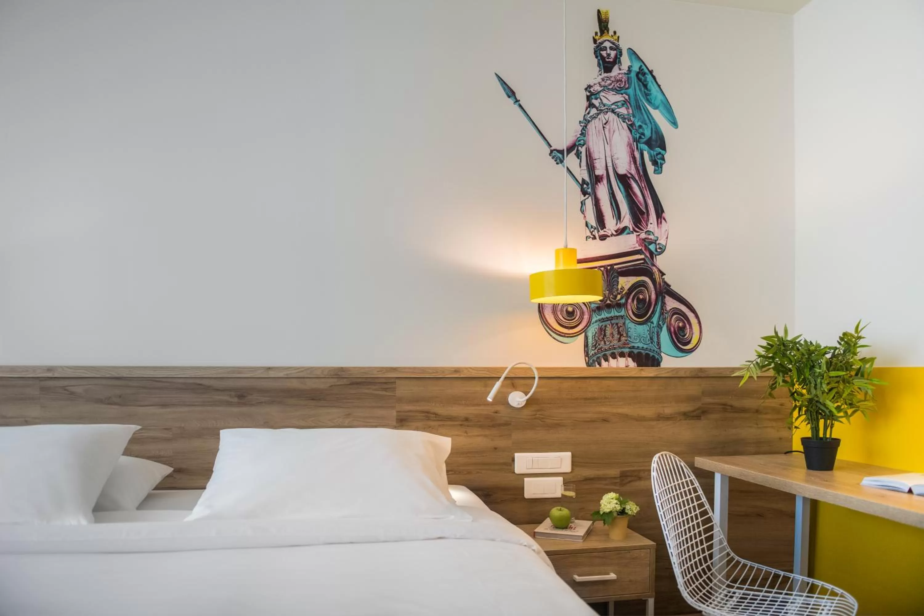 Bed in ibis Styles Athens Routes
