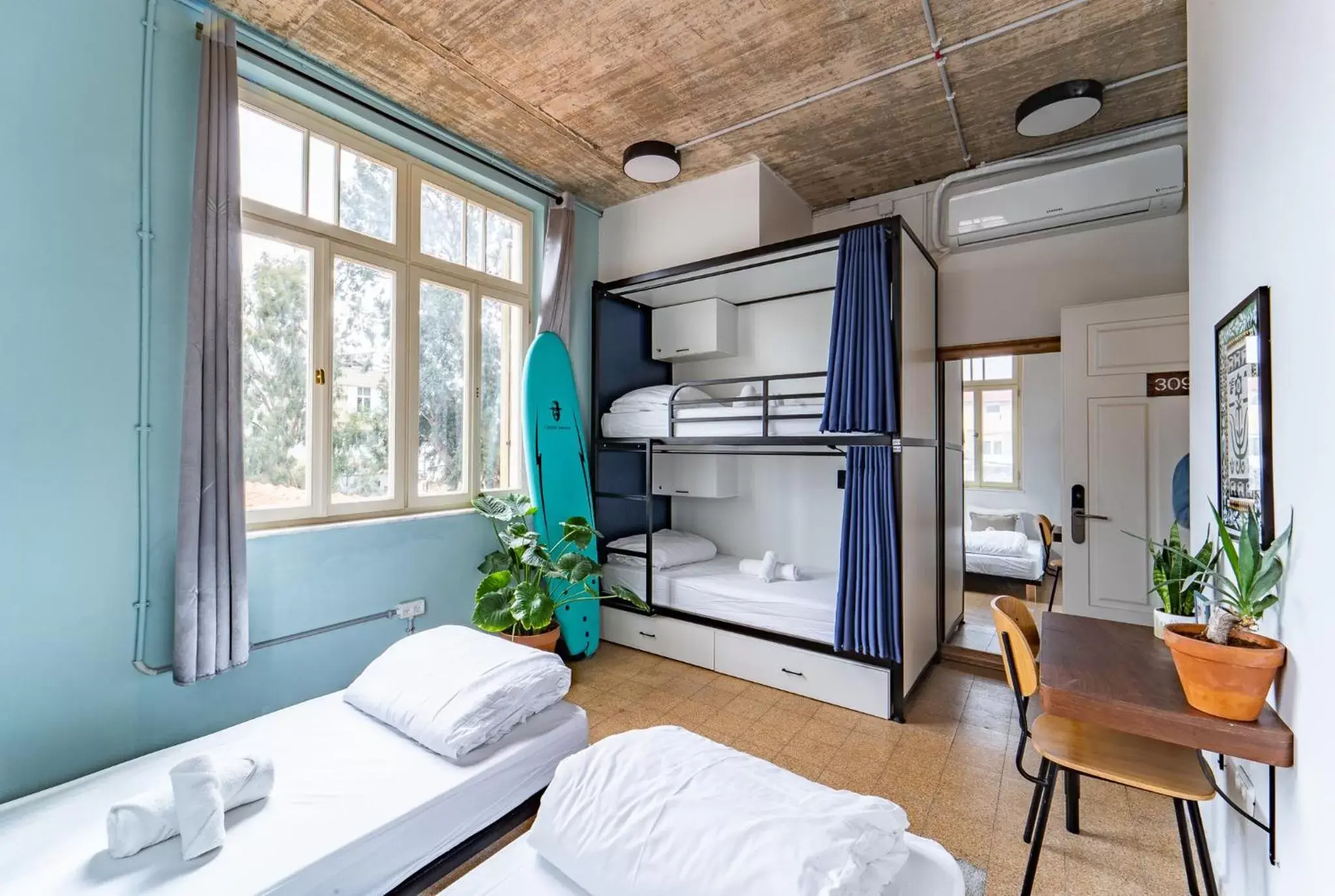 Bedroom in Selina Neve Tzedek Tel Aviv