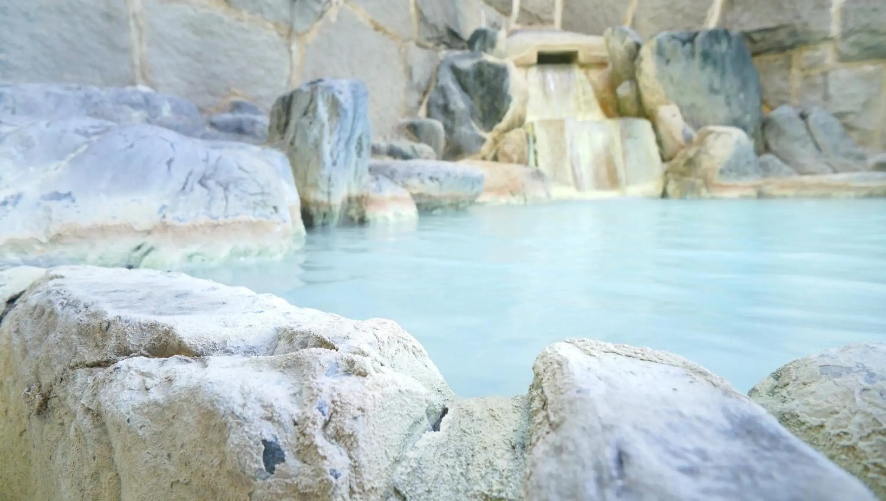 Hot Spring Bath, Natural Landscape in Hotel Laforet Nasu