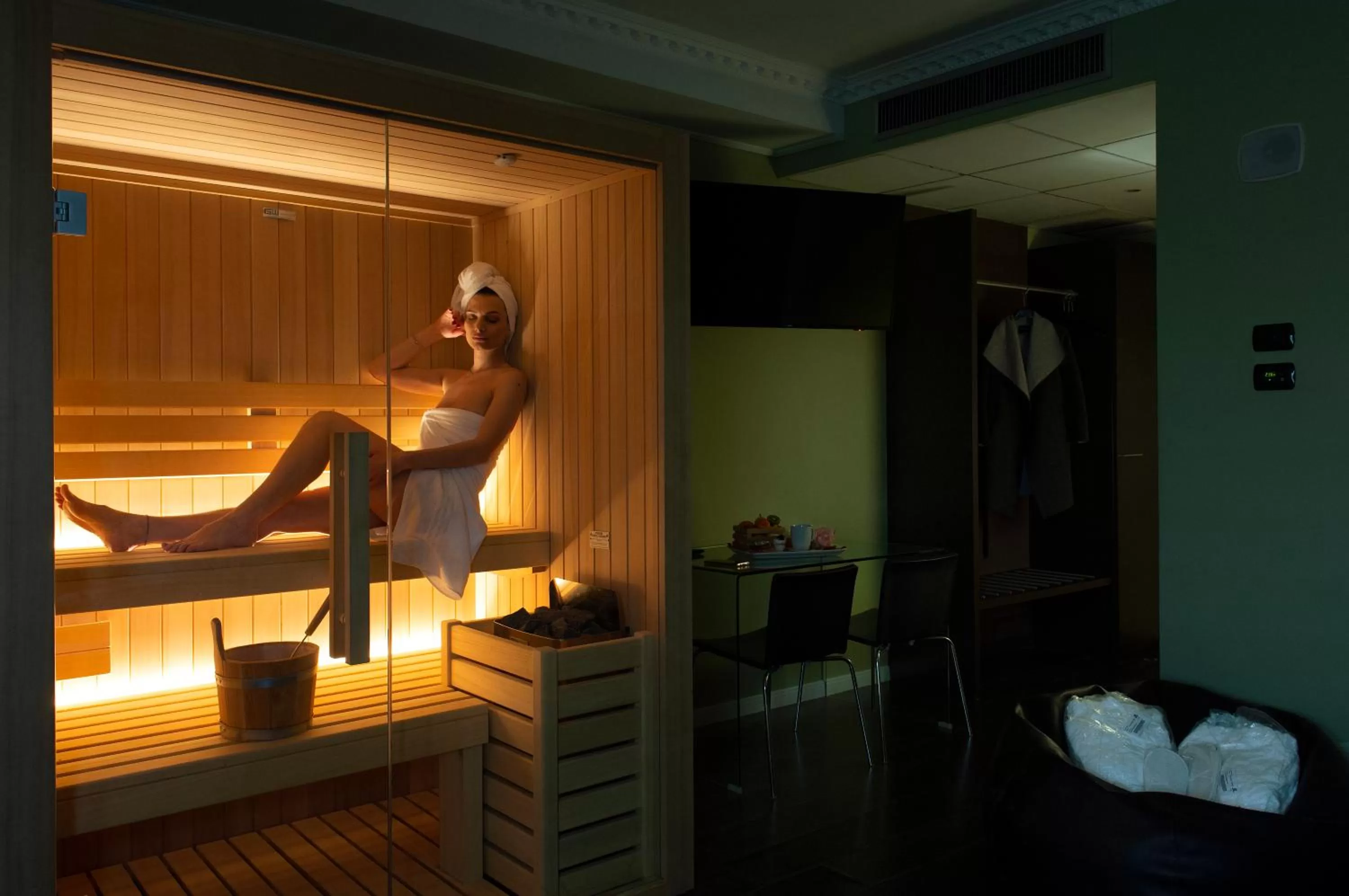 Sauna in Hotel D120