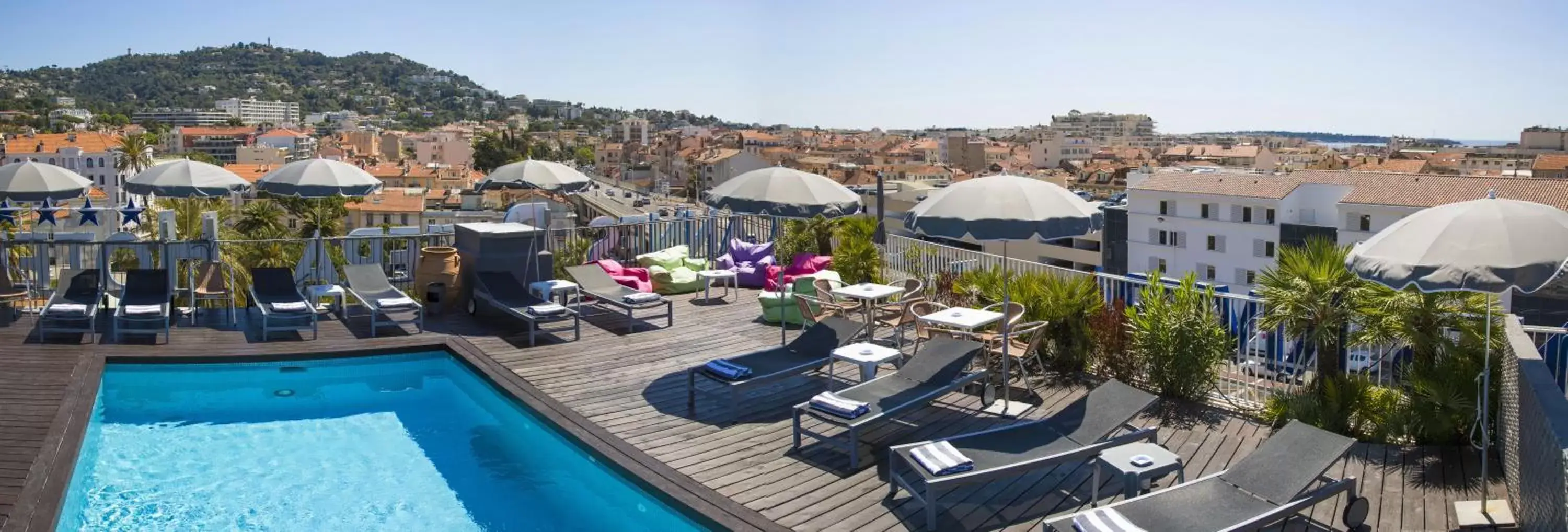 City view, Pool View in Best Western Plus Cannes Riviera