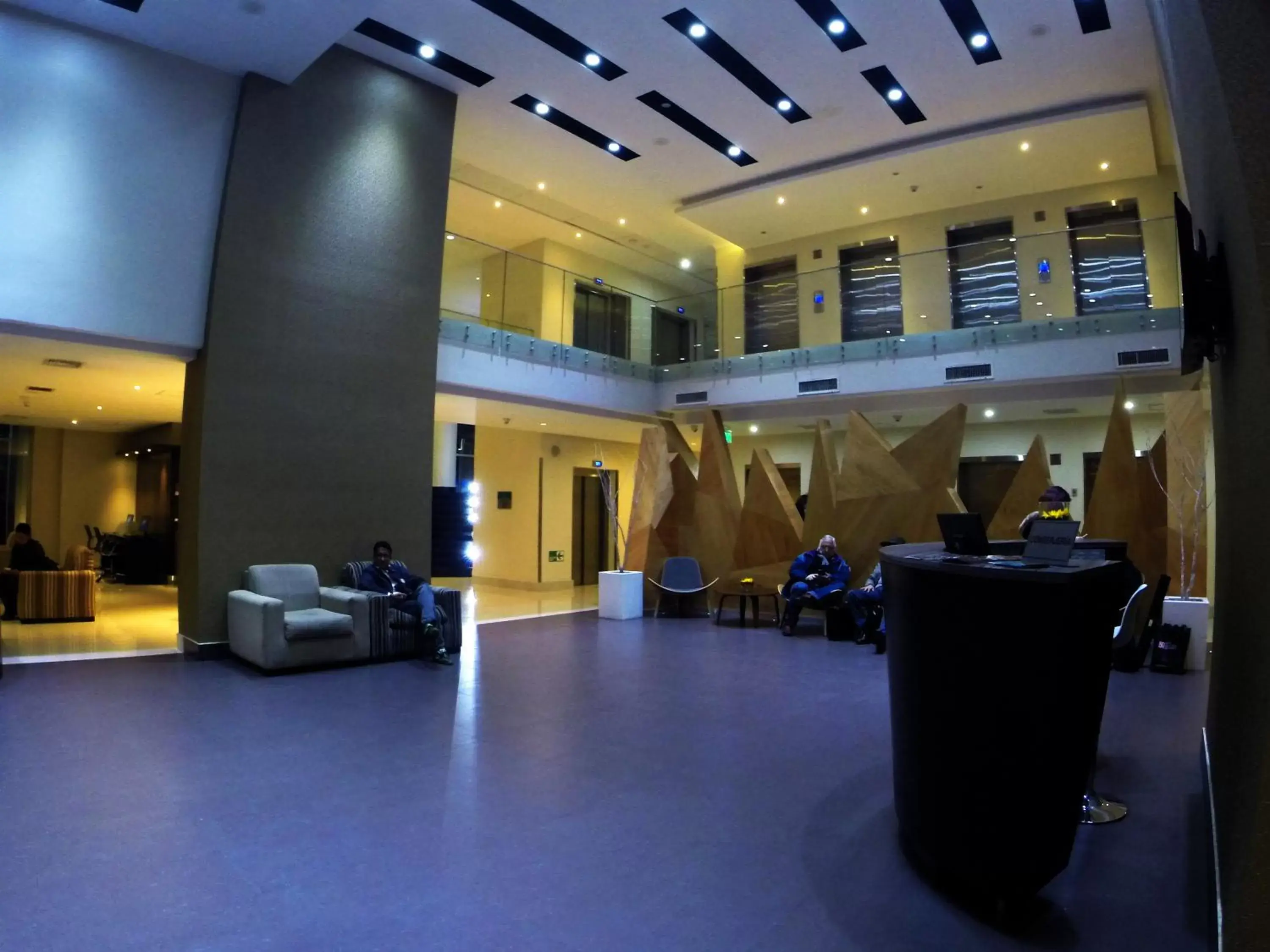 Lobby or reception in Hotel Diego de Almagro Providencia