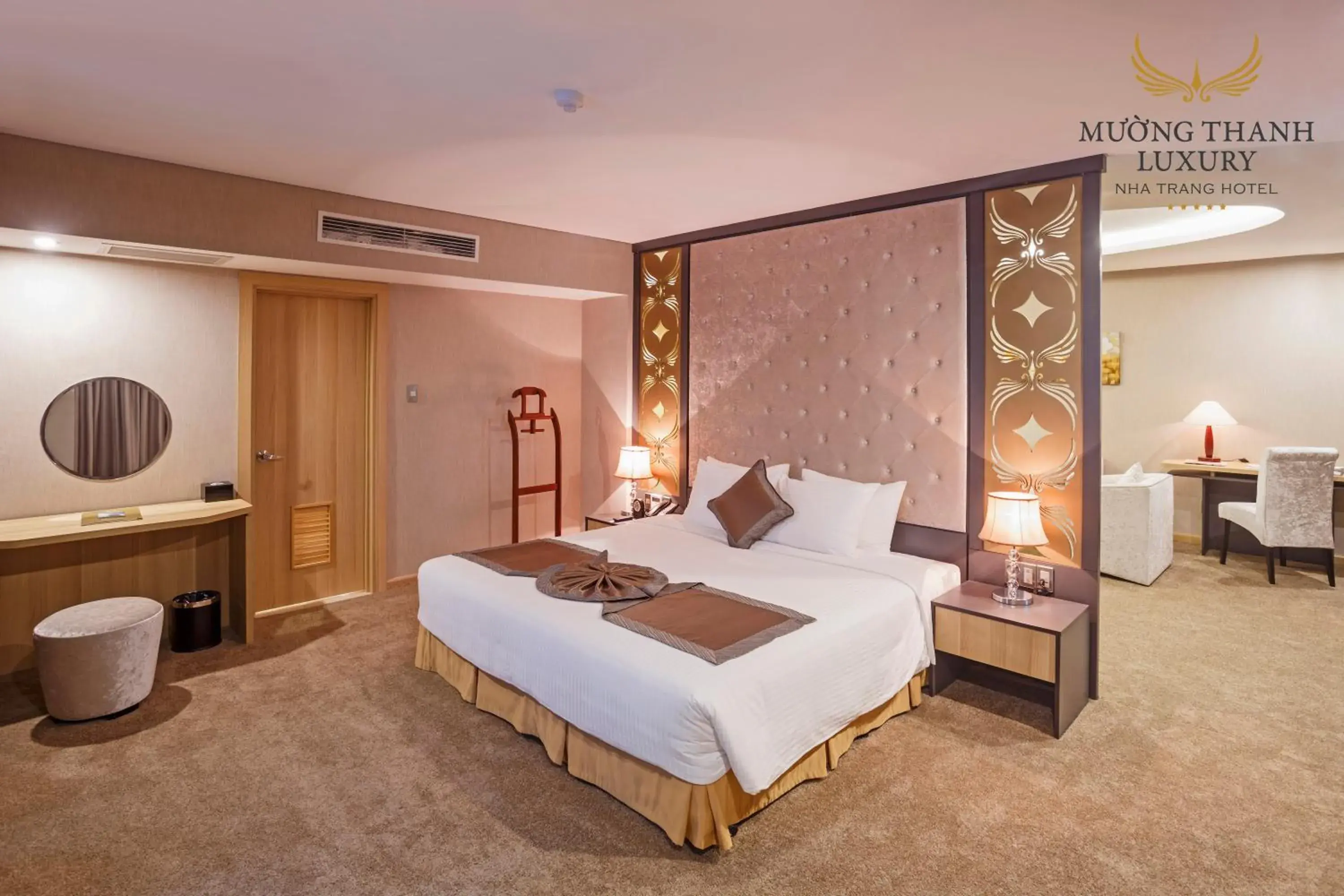 Photo of the whole room, Bed in Muong Thanh Luxury Nha Trang Hotel