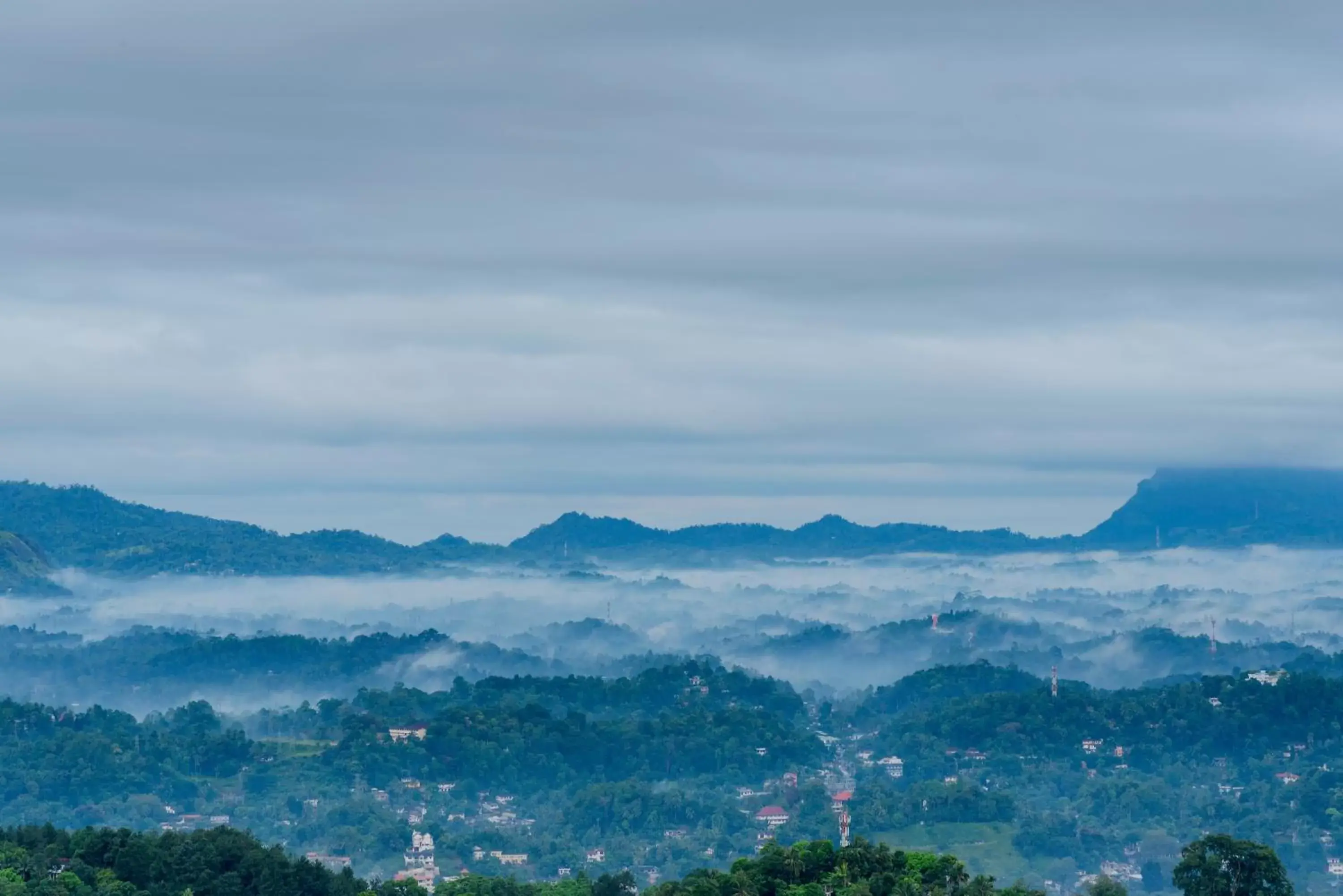 Natural landscape in Amaya Hills Kandy