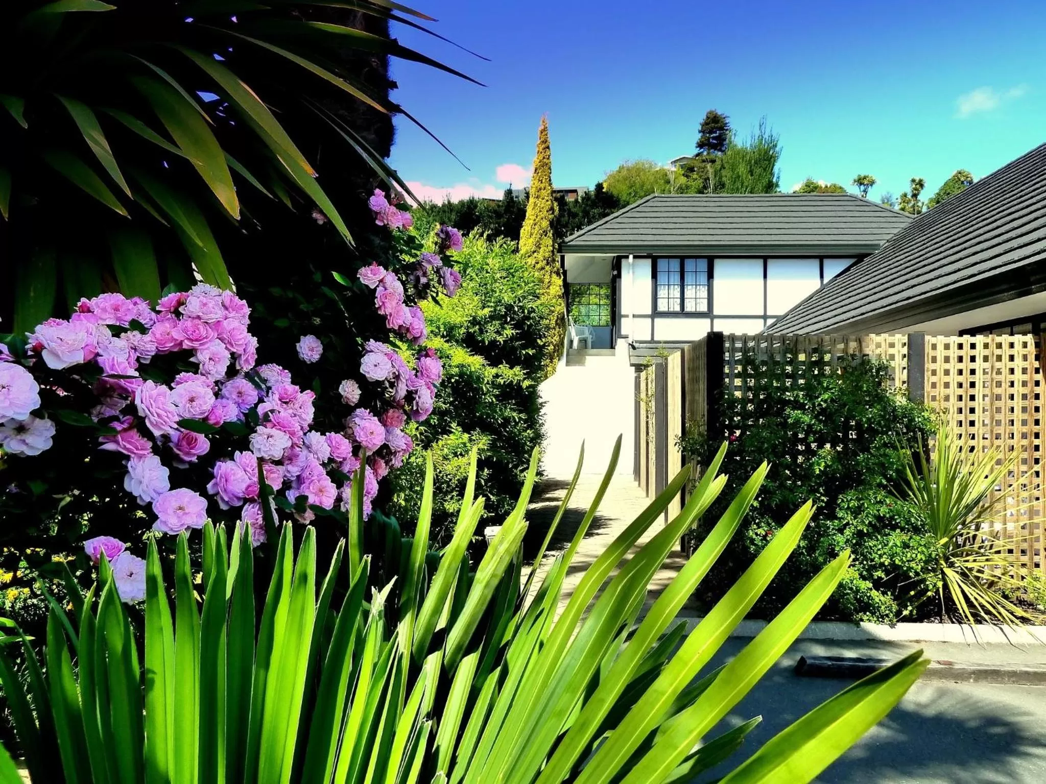 Property building in Tudor Lodge Motel