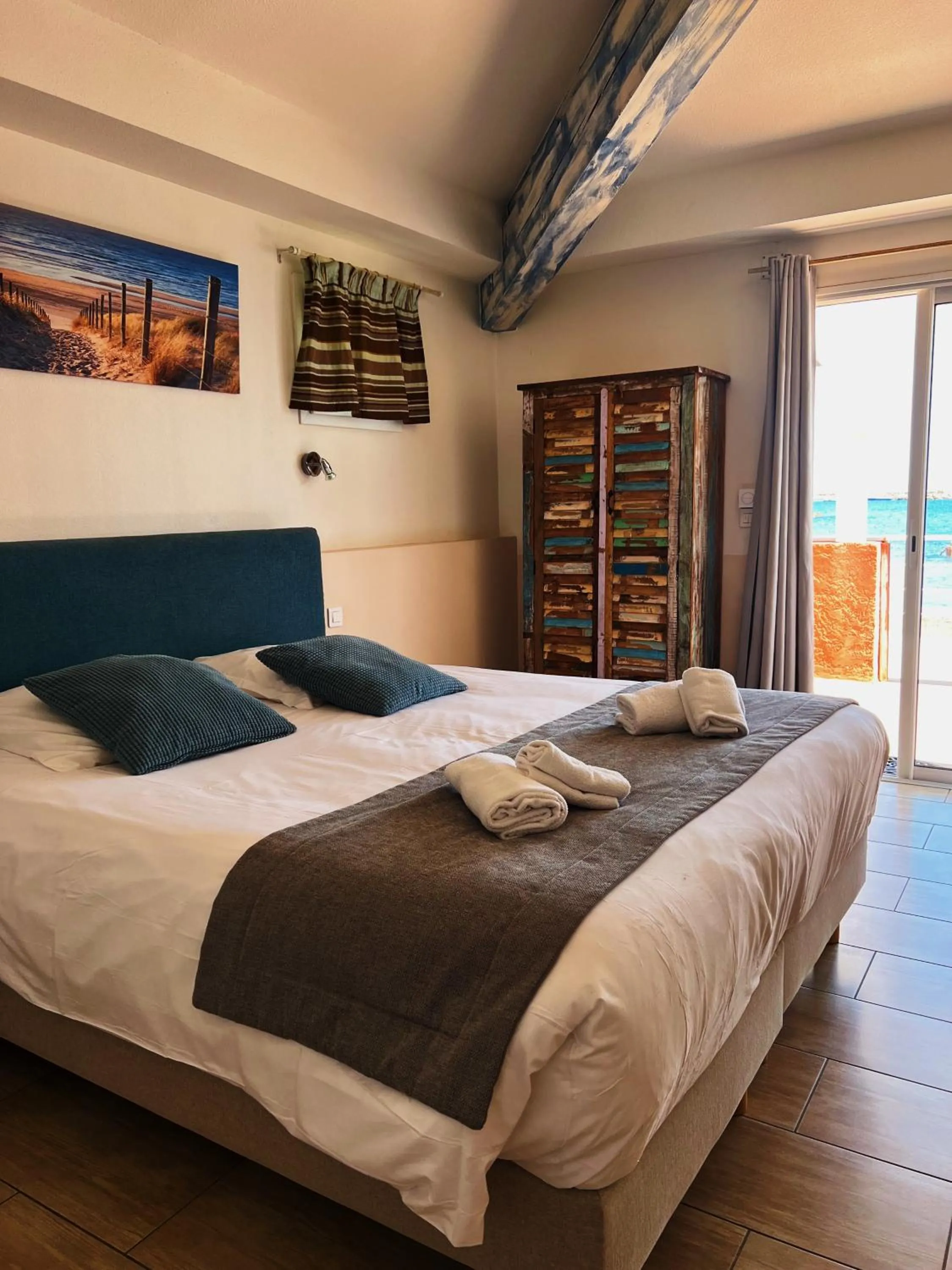 Bed in Hotel La Potiniere