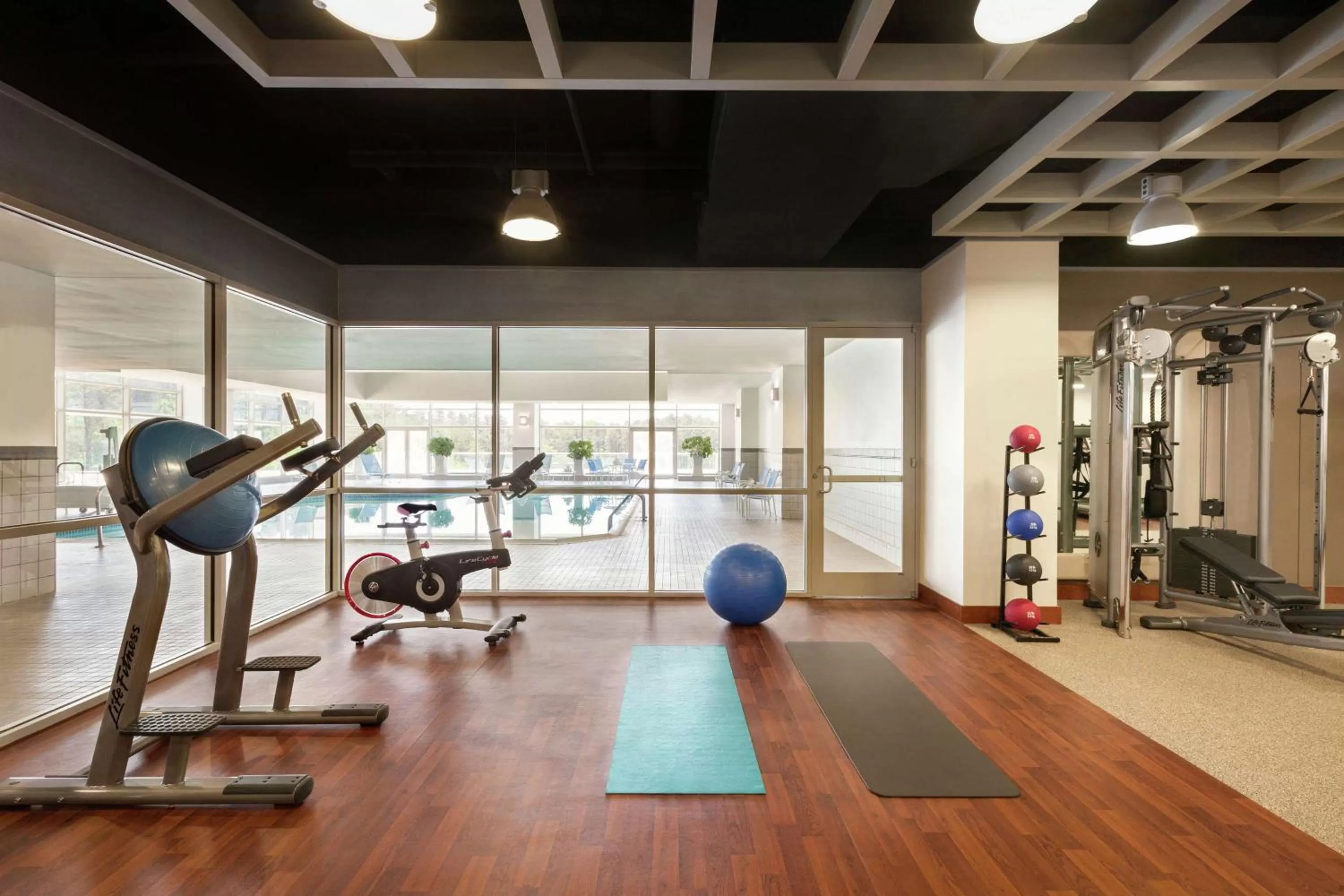 Fitness centre/facilities in Hilton Baltimore BWI Airport