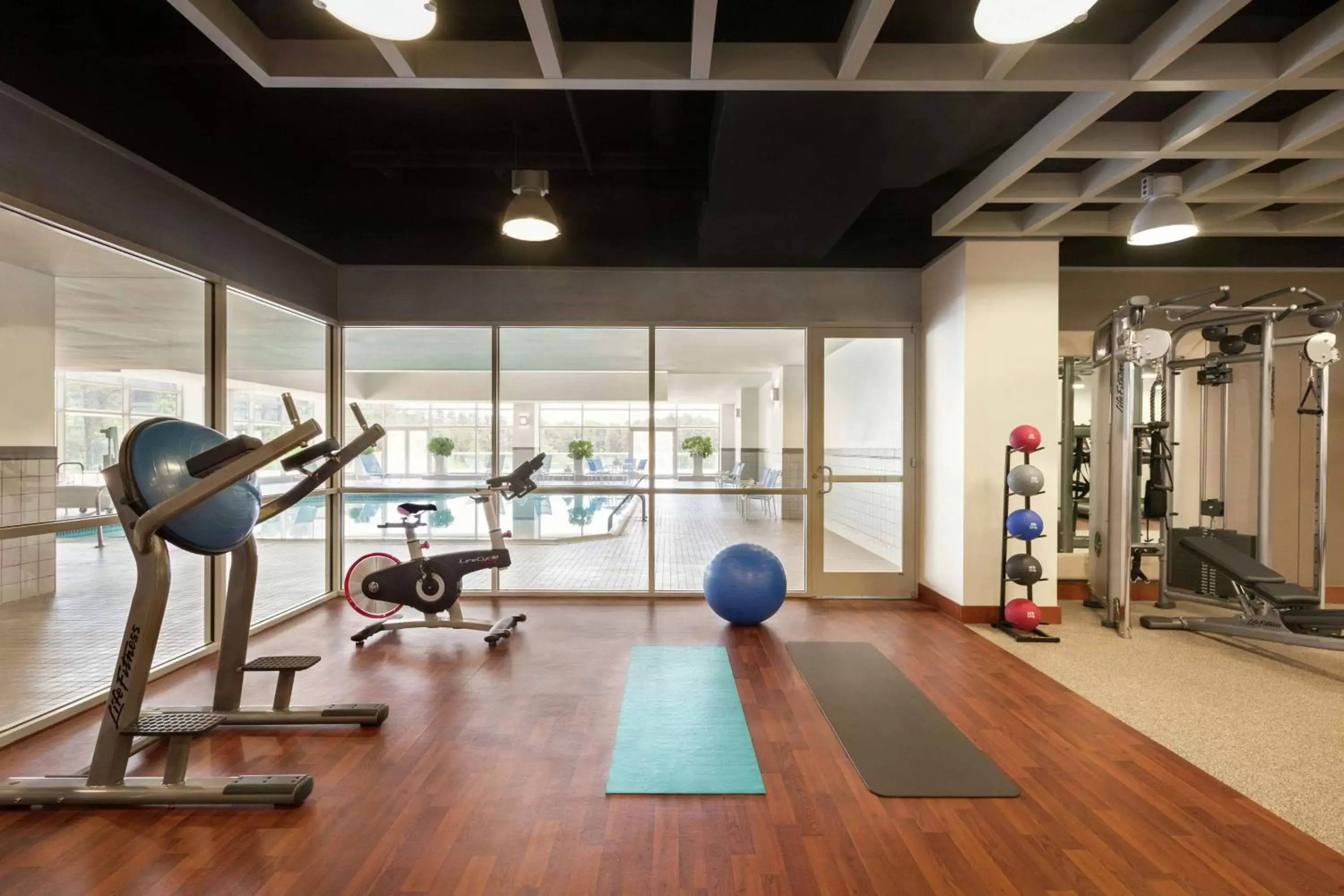 Fitness centre/facilities, Fitness Center/Facilities in Hilton Baltimore BWI Airport