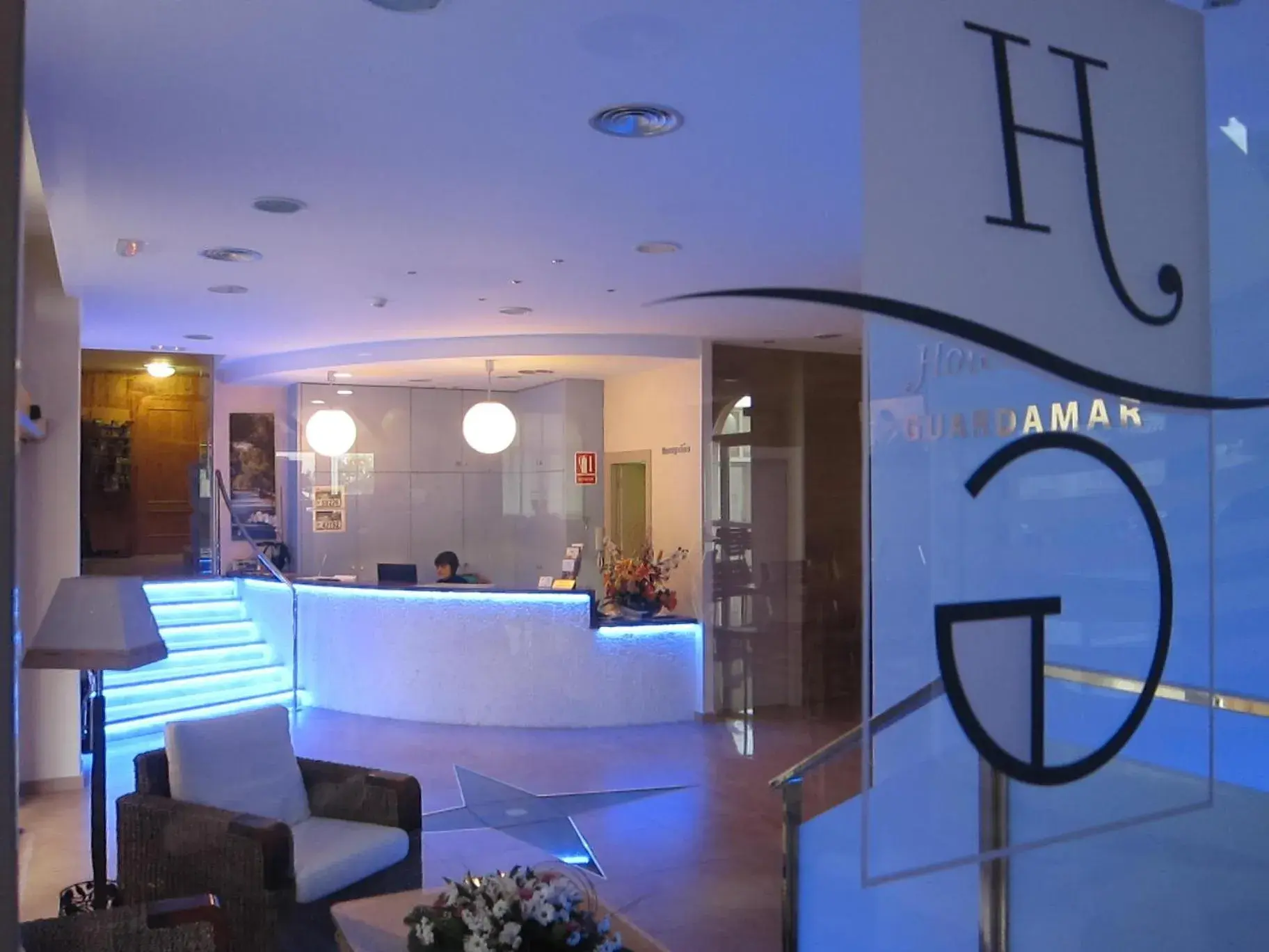 Lobby or reception in Hotel Guardamar